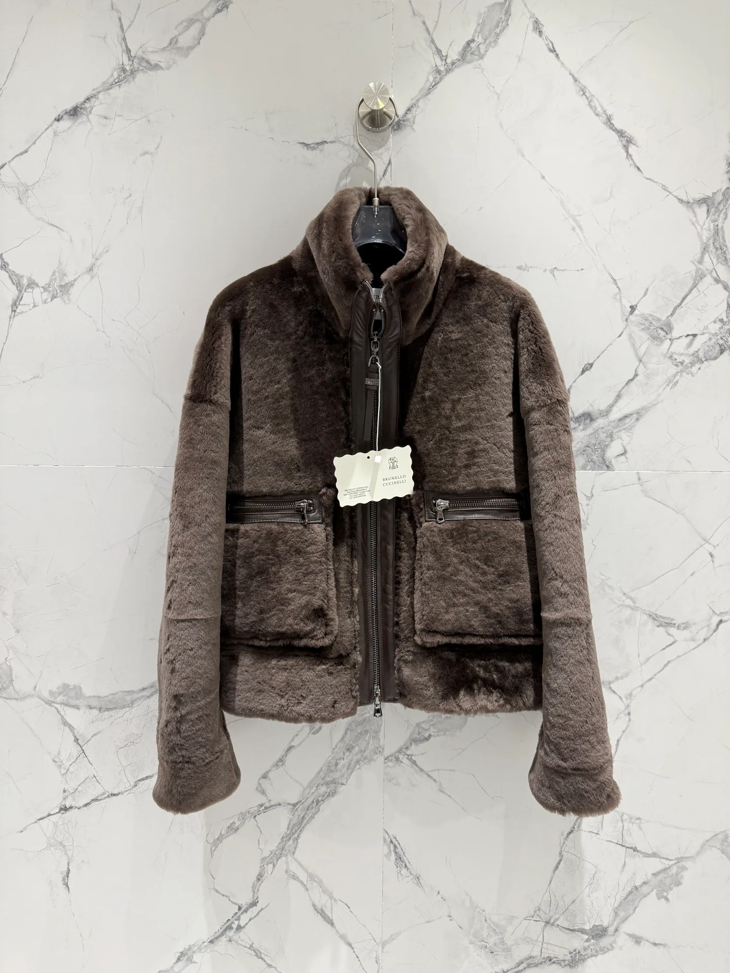 Кожаные Куртки И Дублёнки Женские Brunello Cucinelli 18592917