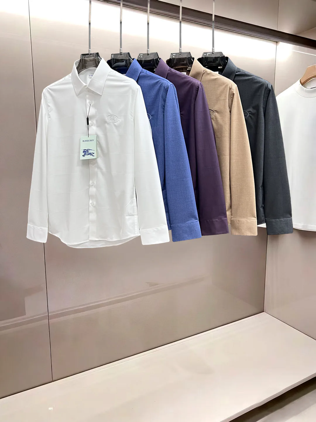 Рубашки Мужские Burberry 18834392
