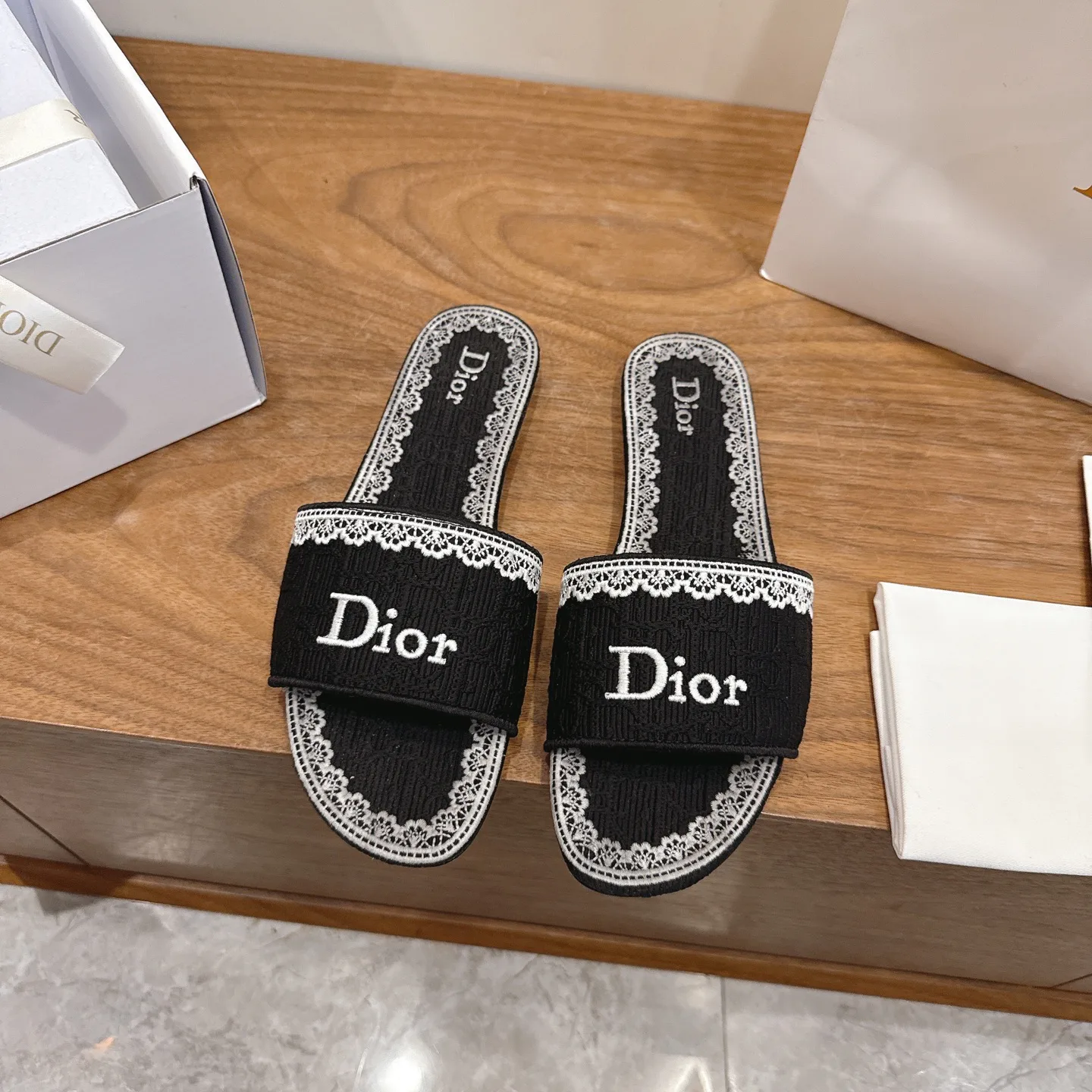Шлепанцы Женские Christian Dior 1279941