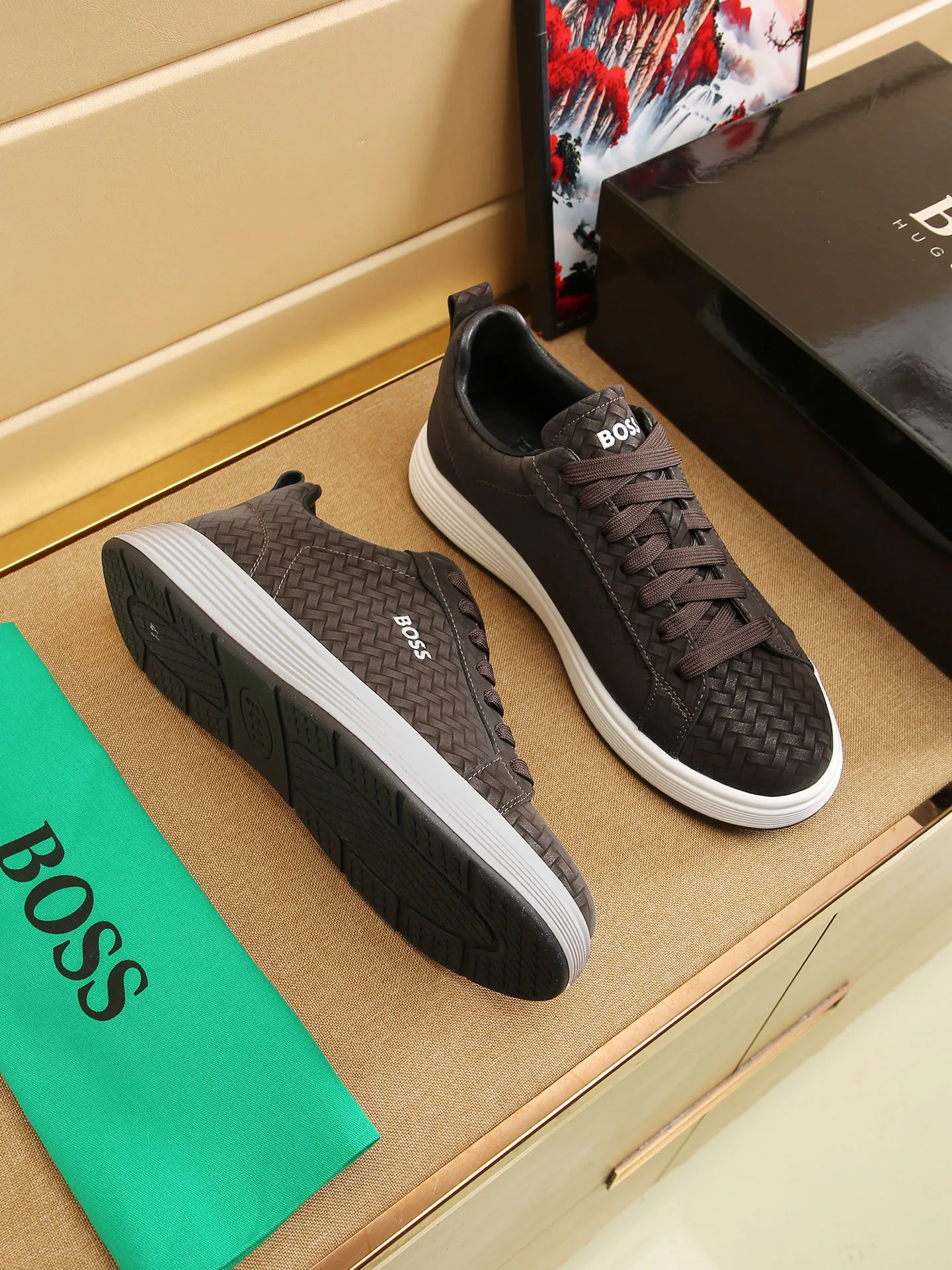 Кроссовки Мужские Hugo Boss 434085