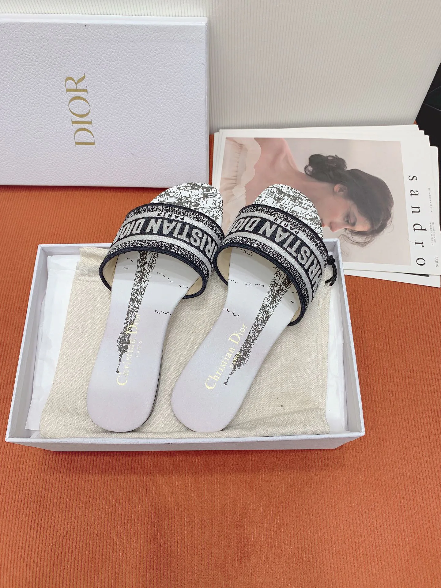 Шлепанцы Женские Christian Dior 961783