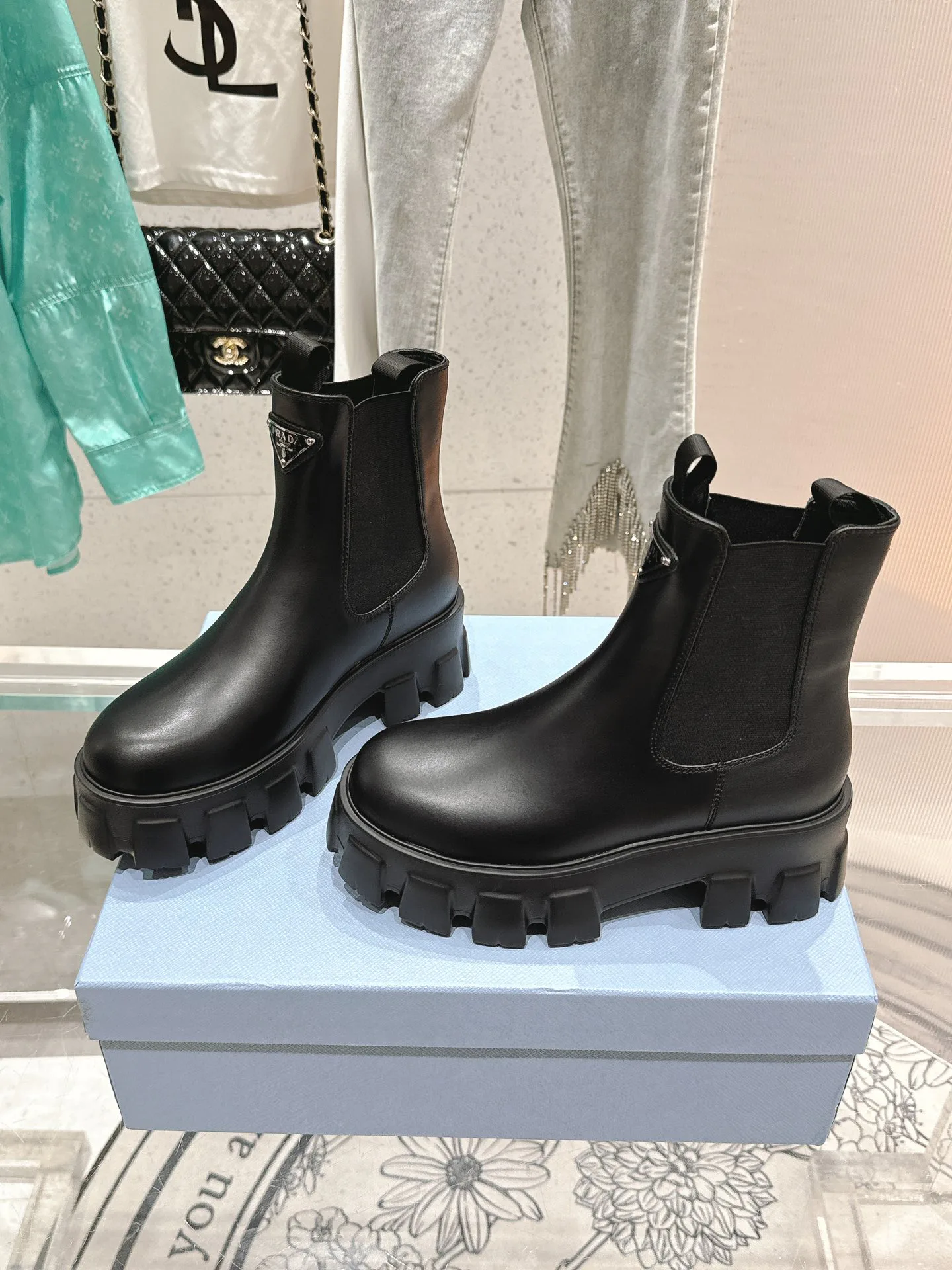 Ботинки Женские Prada 18703110