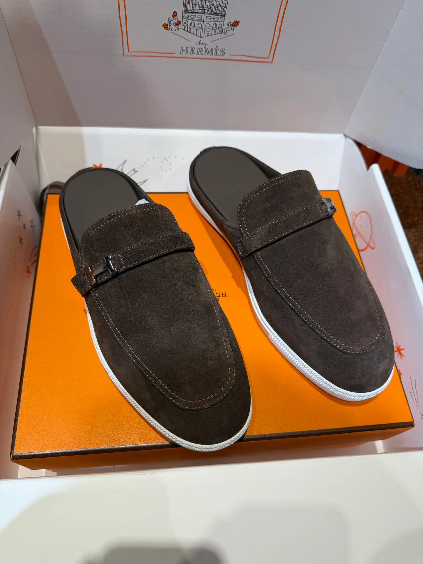 Мюли Мужские Hermes 236331