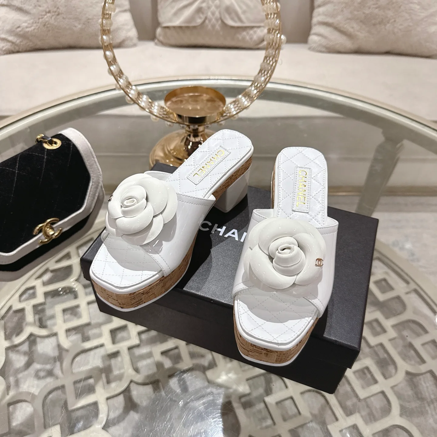 Босоножки Женские Chanel 1529121