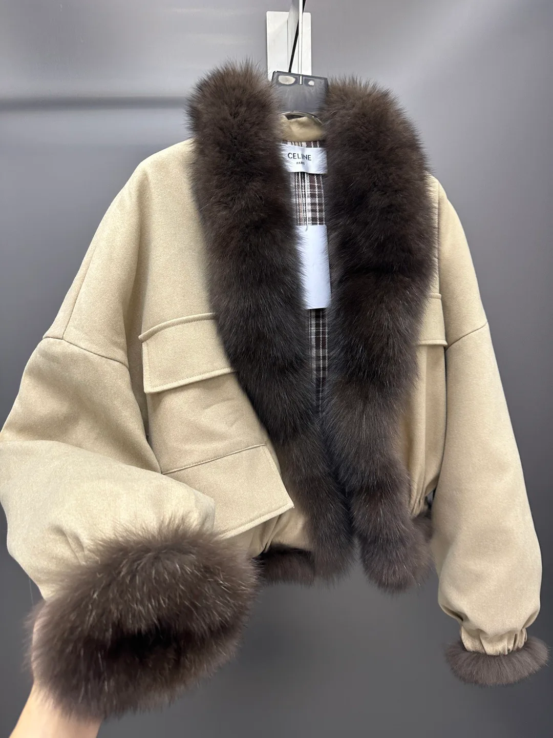 Куртки И Пуховики Женские Celine 18902682