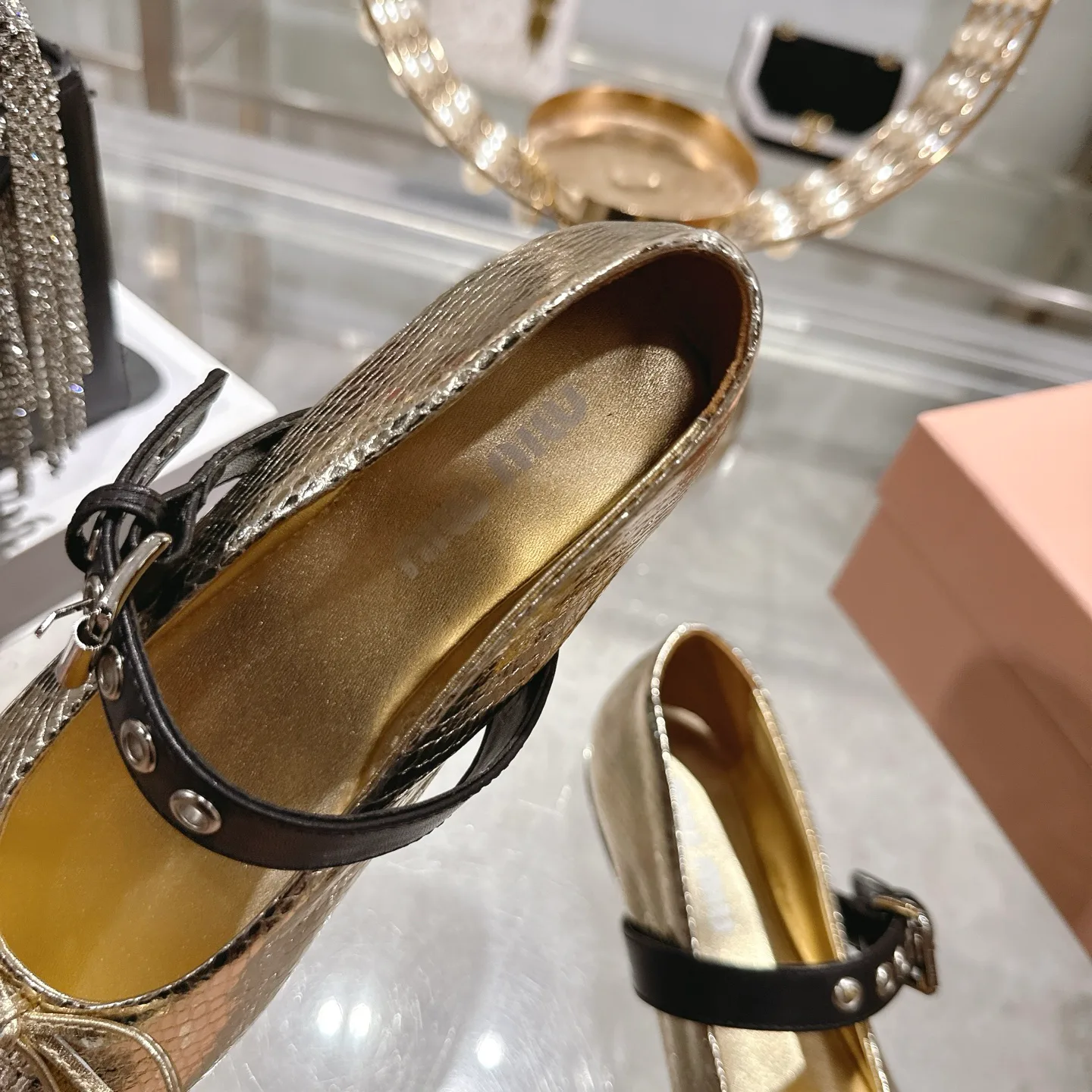 Балетки Женские Miu Miu 12868589