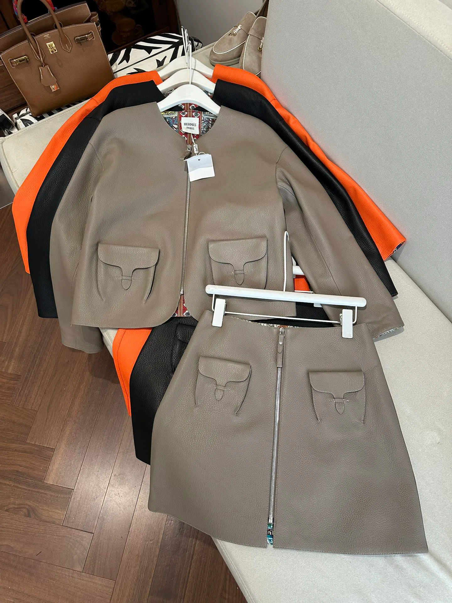 Кожаные Куртки И Дублёнки Женские Hermes 11460692