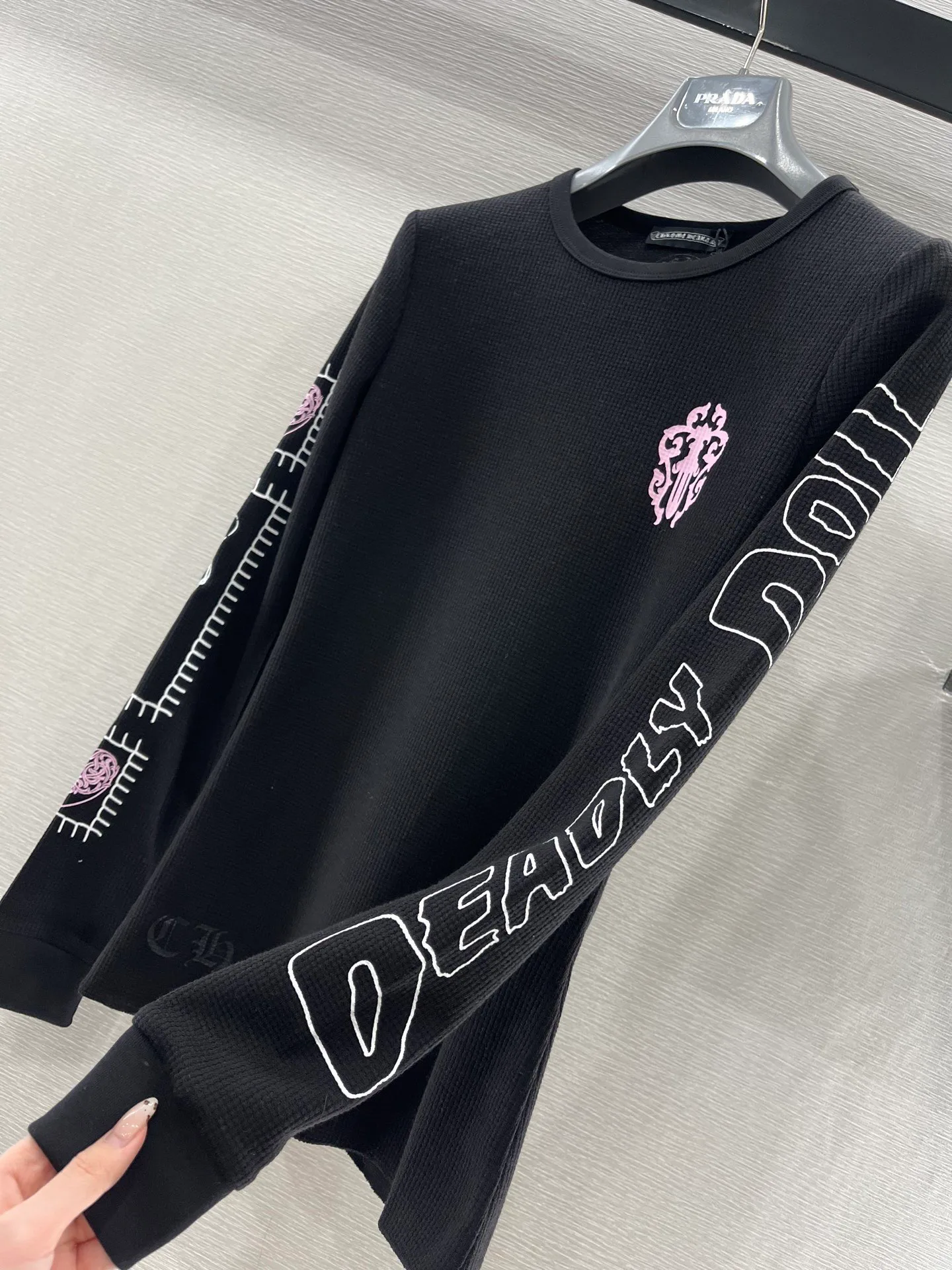 Лонгсливы Женские Chrome Hearts 1273290