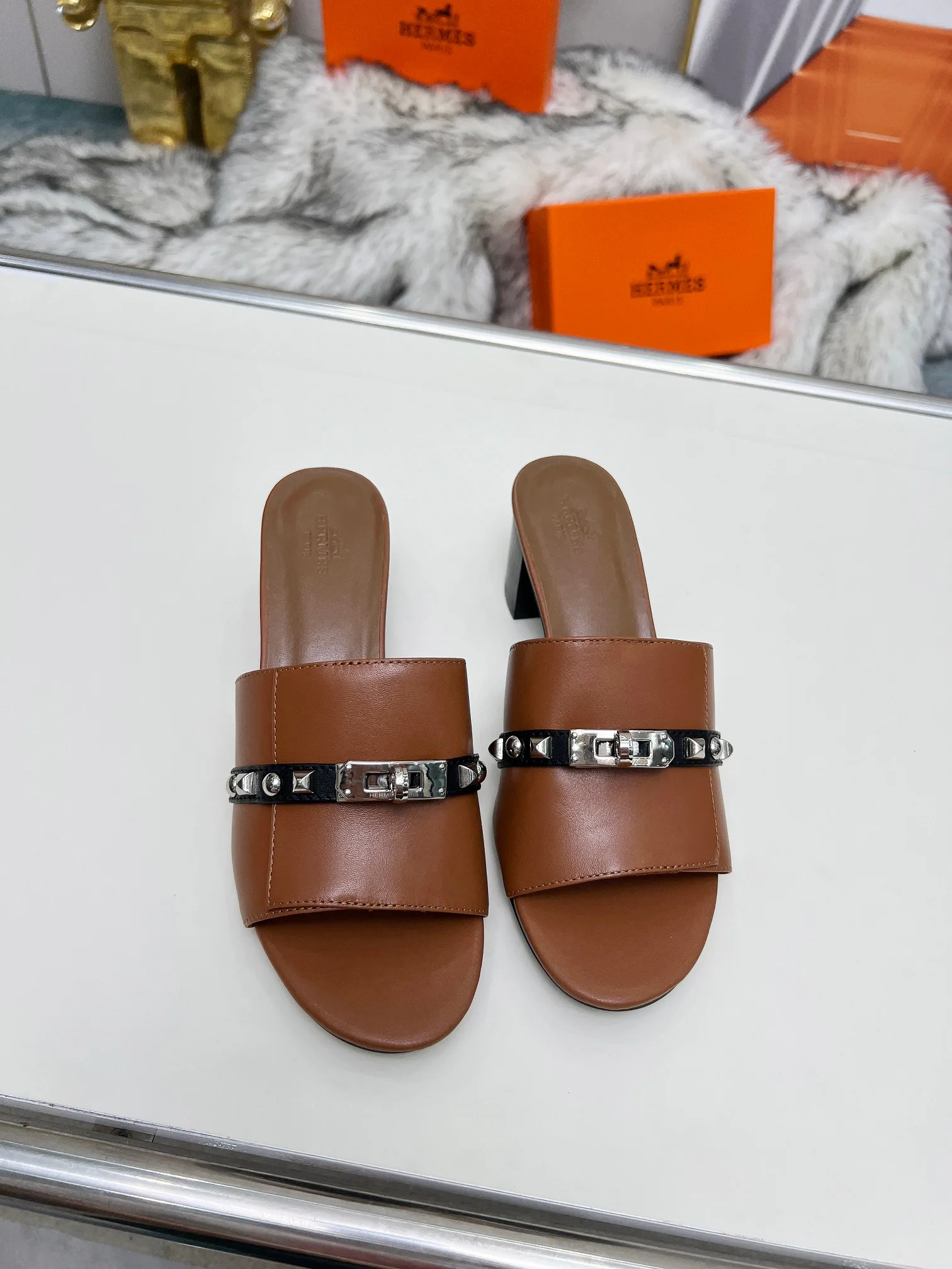 Босоножки Женские Hermes 19291