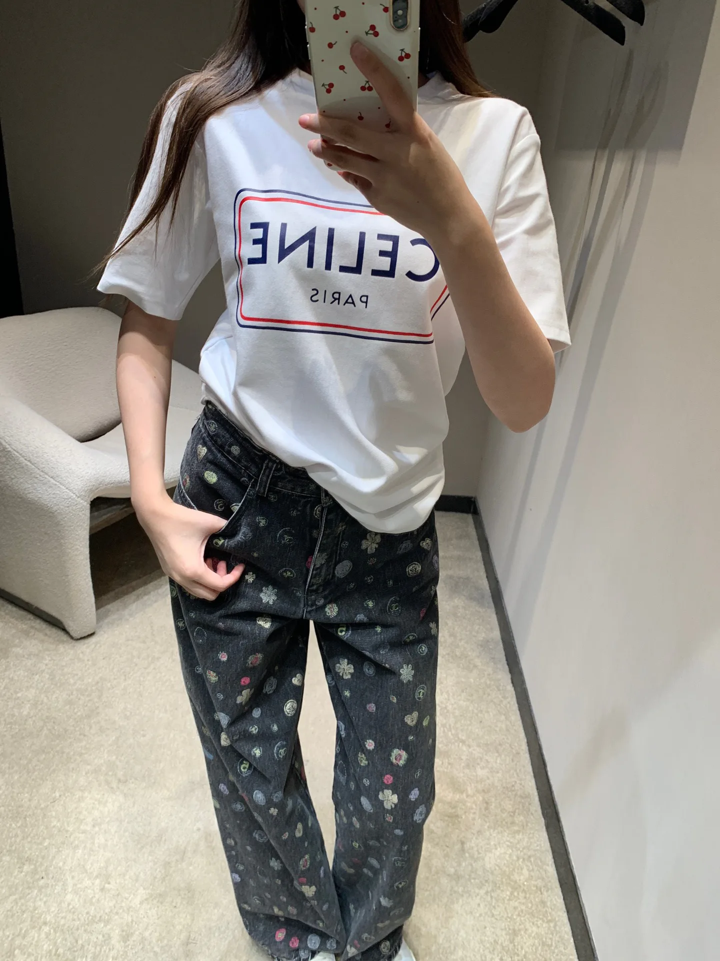 Футболки Женские Celine 1859792