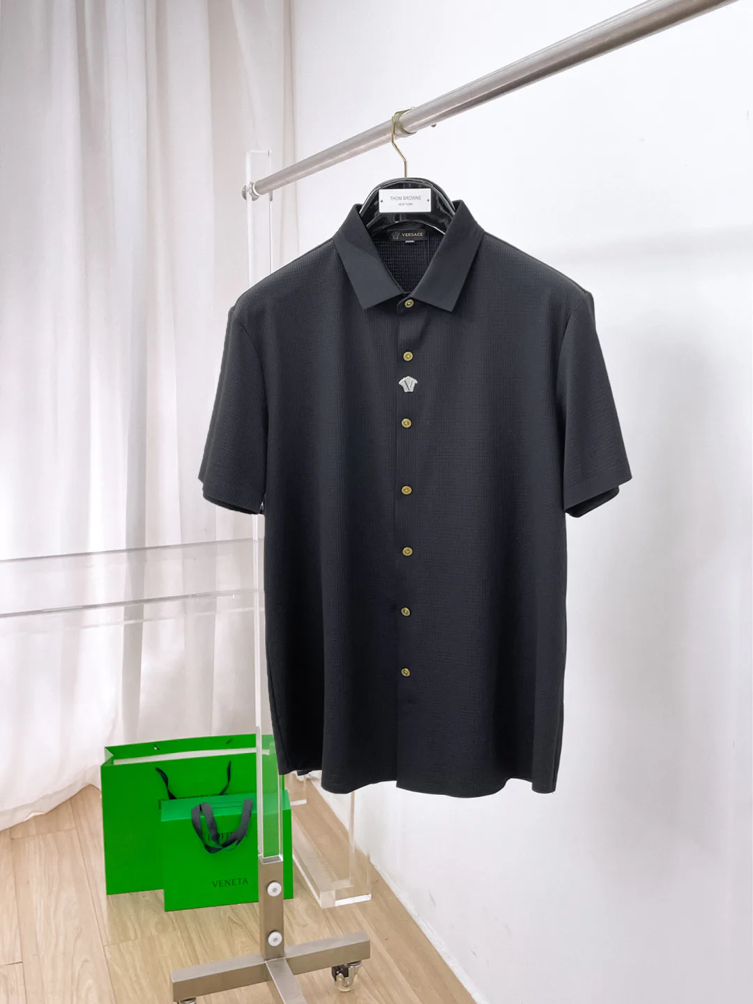 Рубашки Мужские Versace 18706347