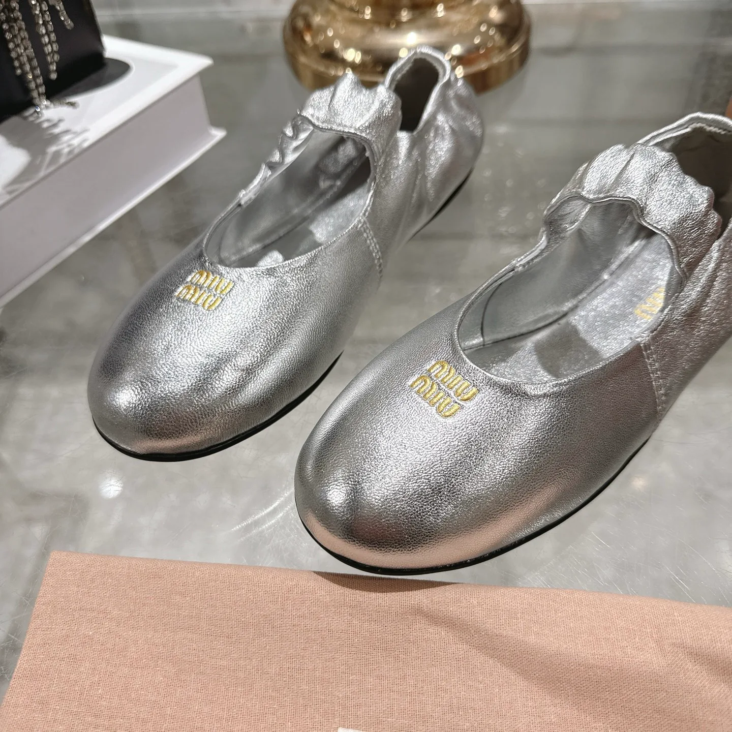 Балетки Женские Miu Miu 12847602