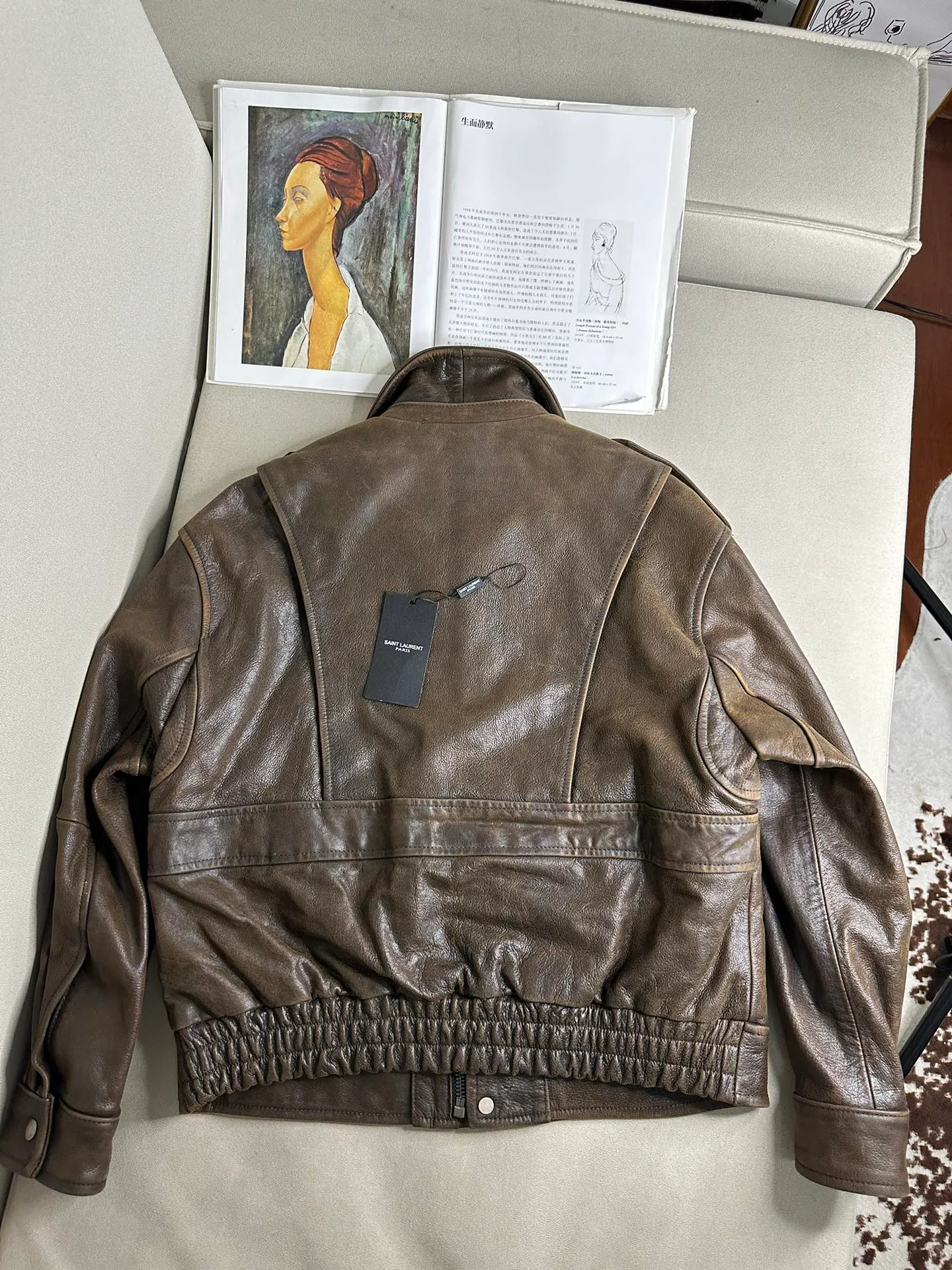 Кожаные Куртки И Дублёнки Женские Saint Laurent 13220486