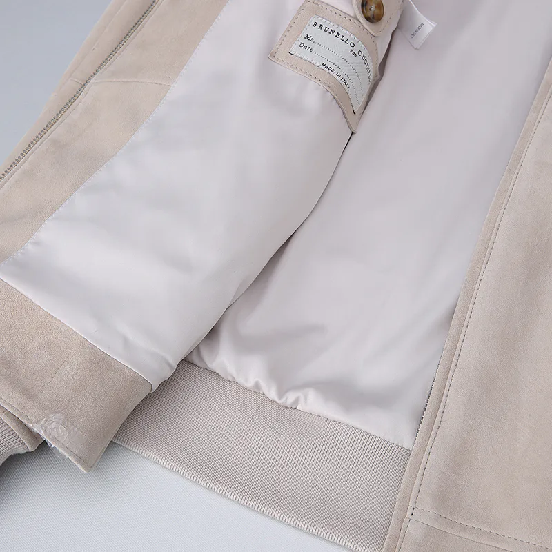 Кожаные Куртки И Дублёнки Женские Brunello Cucinelli 5405401