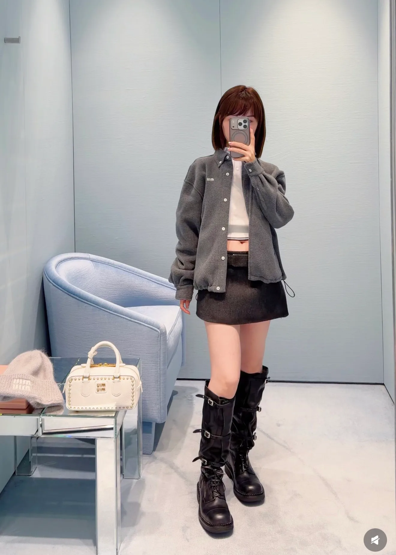 Куртки И Пуховики Женские Miu Miu 18550876