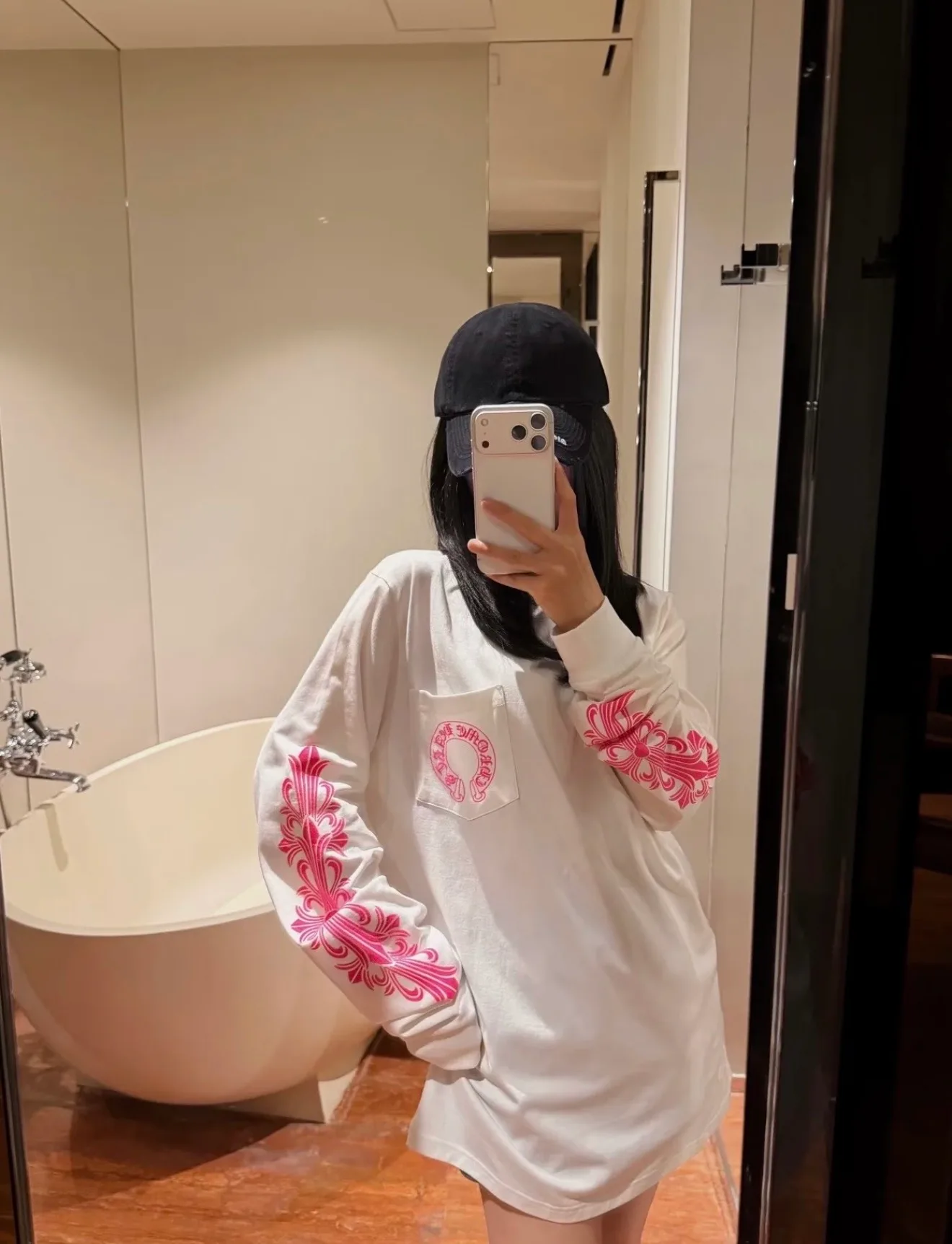 Футболки Женские Chrome Hearts 17941381
