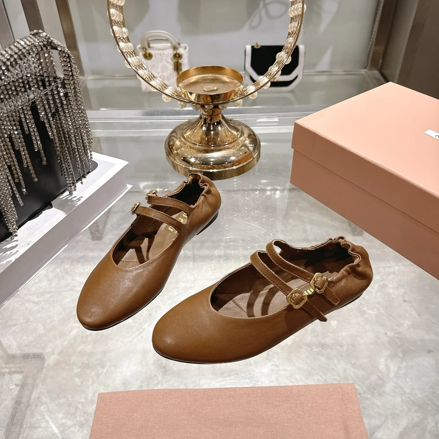 Балетки Женские Miu Miu 12868594