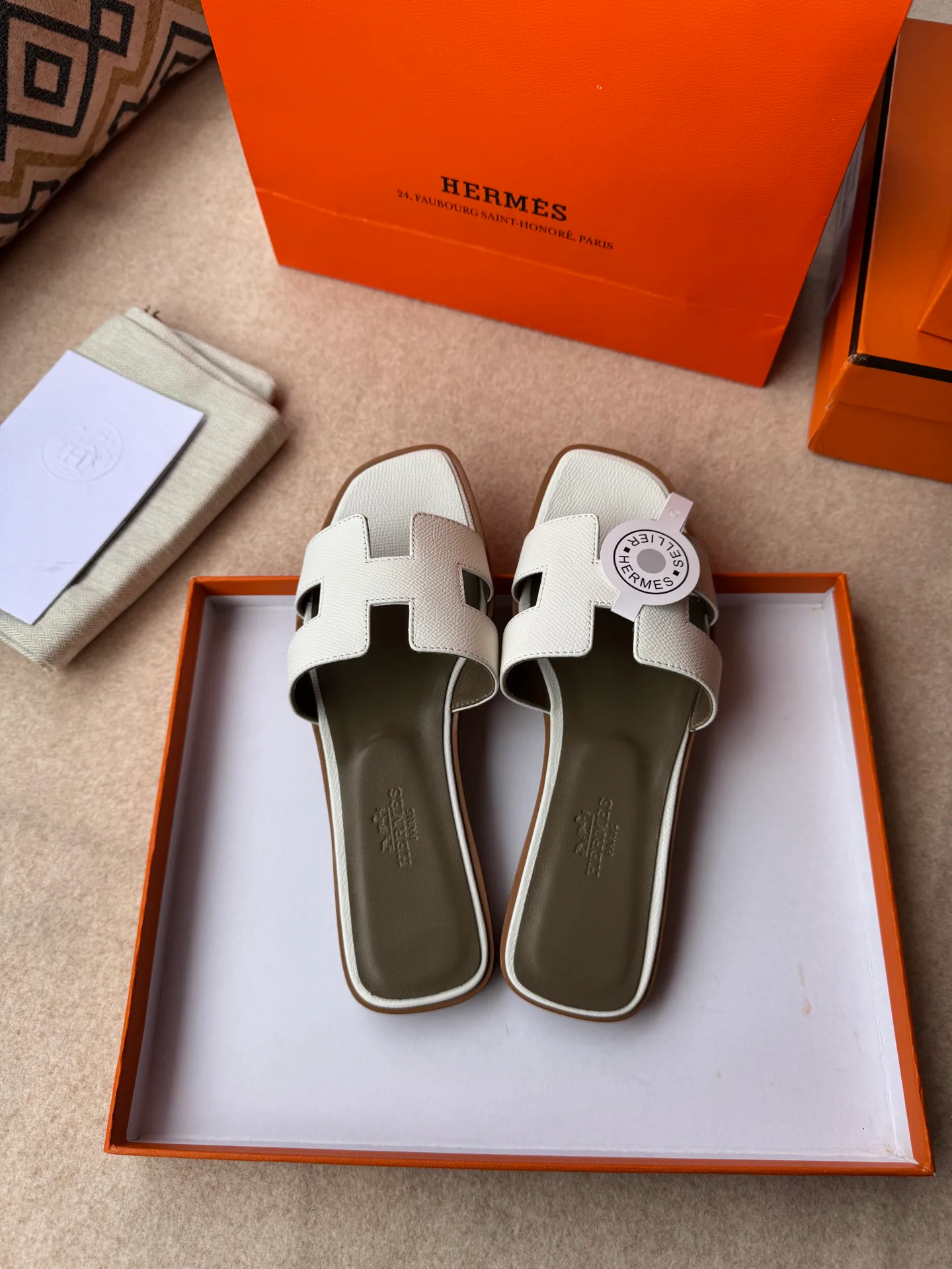 Шлепанцы Женские Hermes 18683