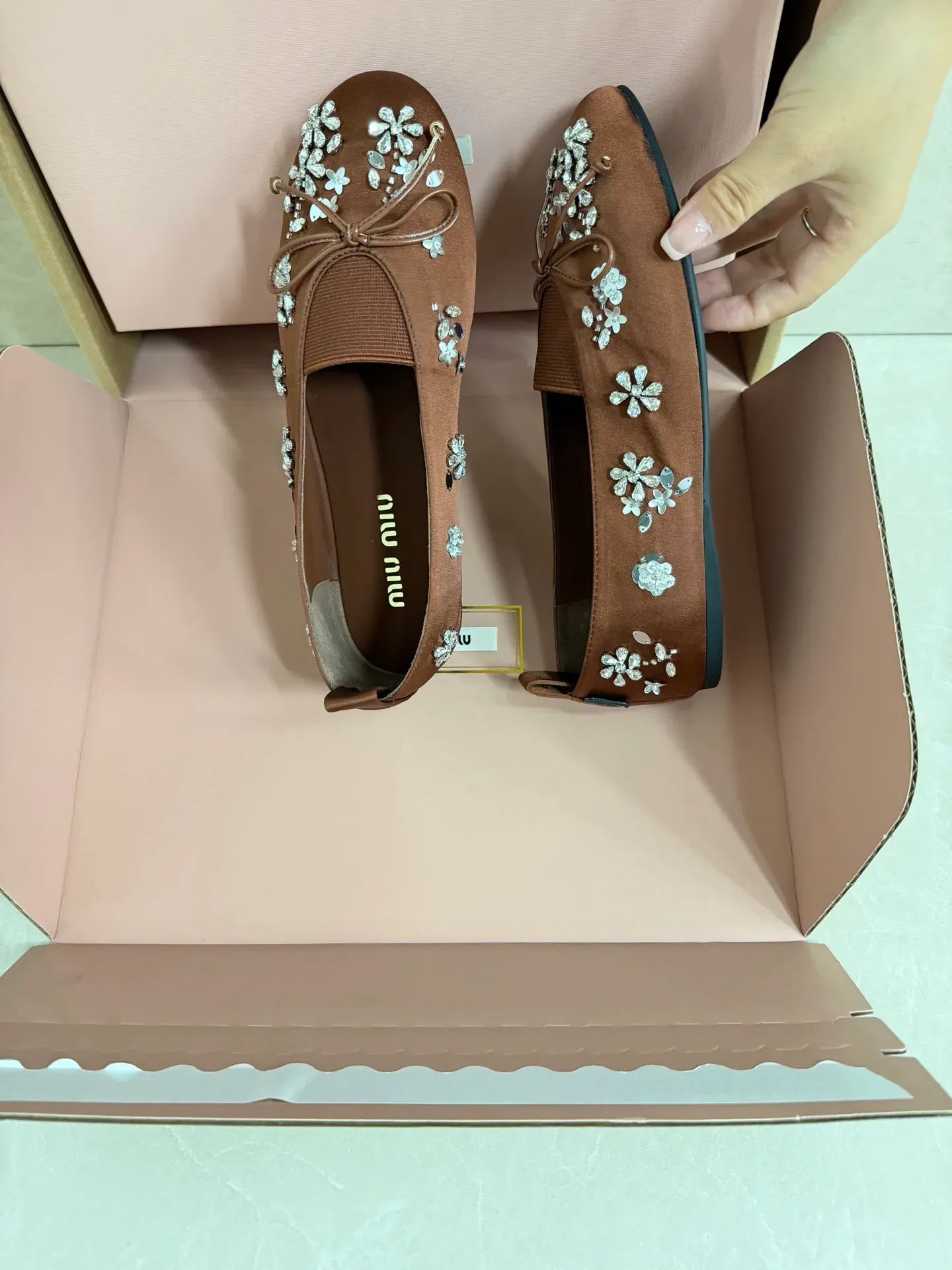 Балетки Женские Miu Miu 1008903