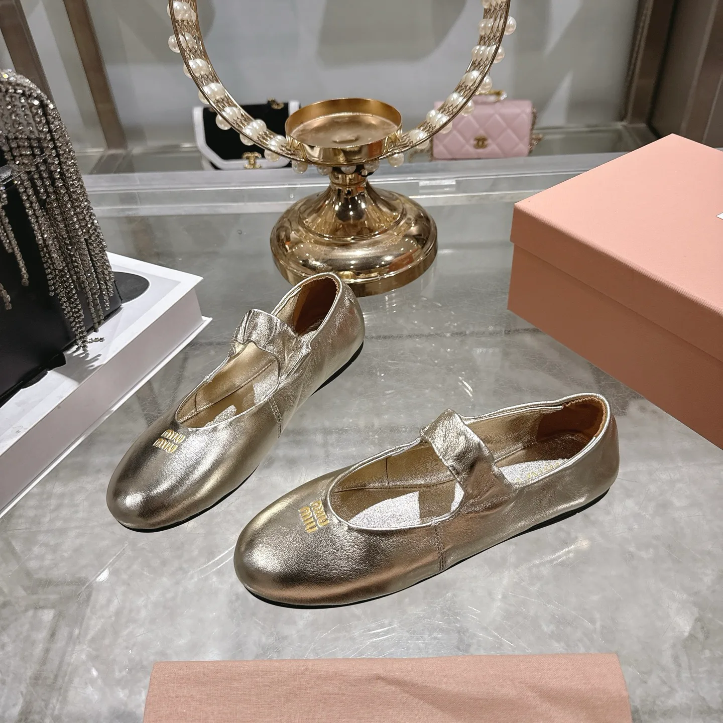 Балетки Женские Miu Miu 1881260