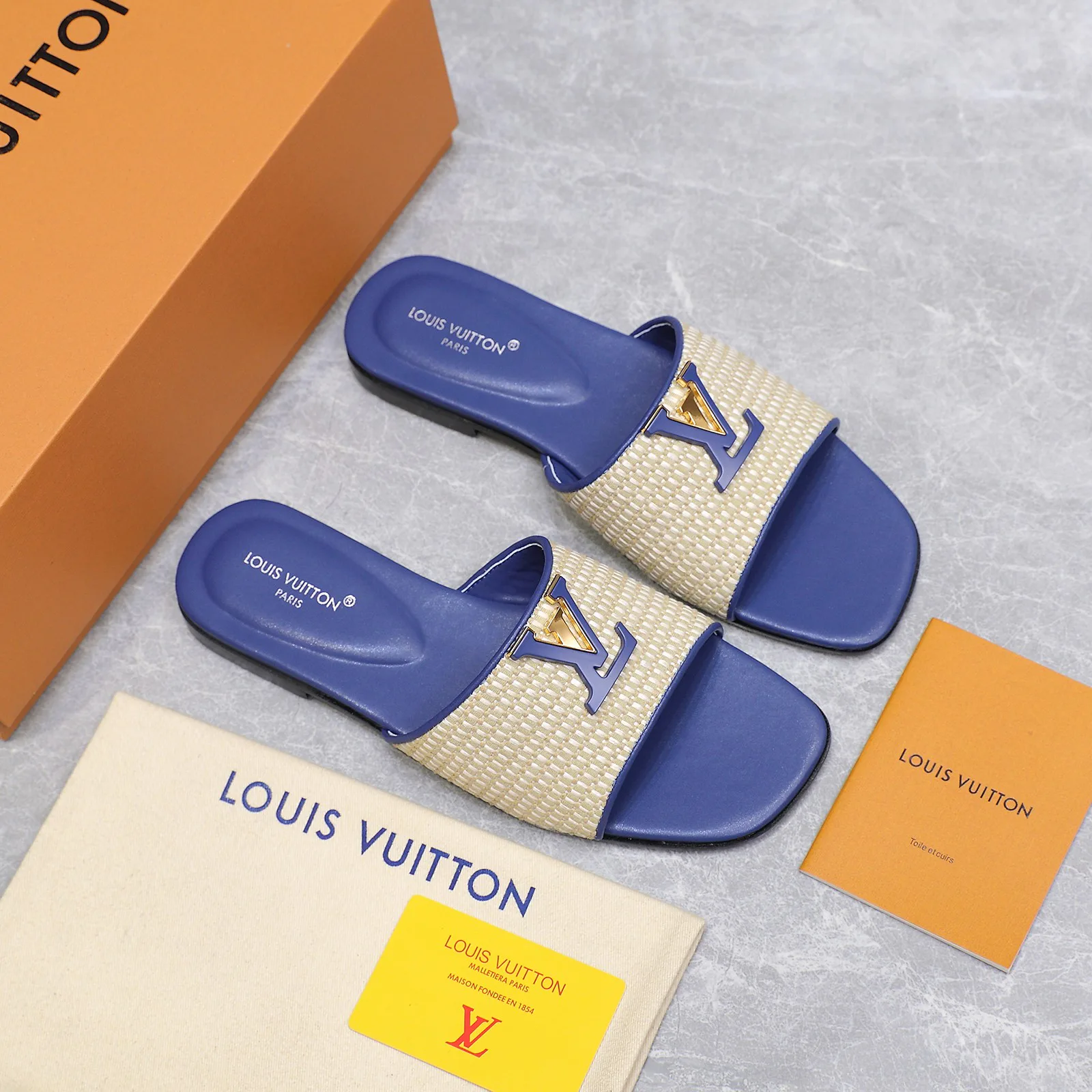 Шлепанцы Женские Louis Vuitton 491969