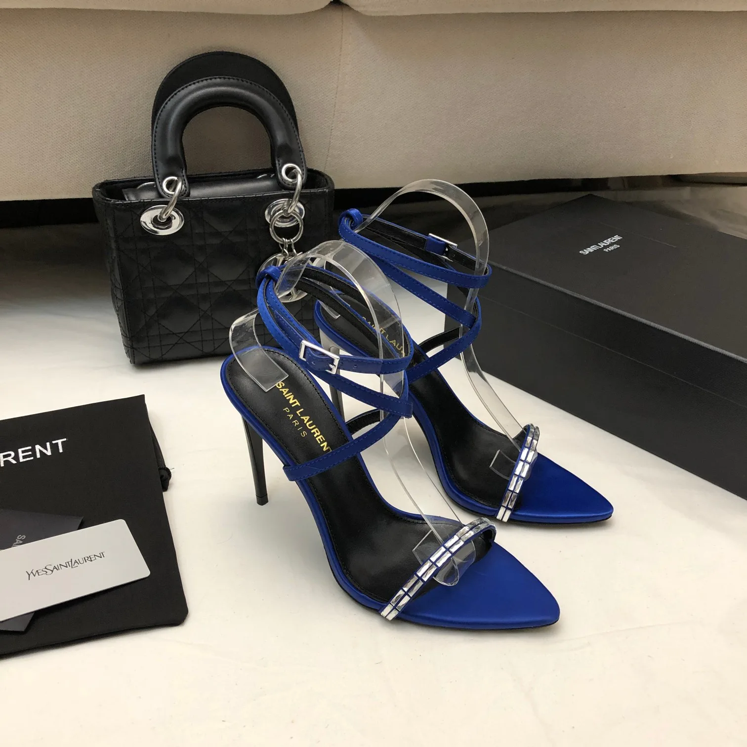 Босоножки Женские Saint Laurent 11220430