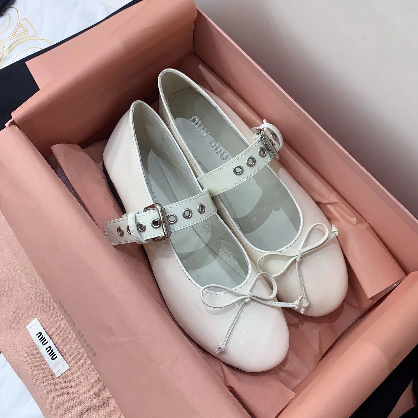 Балетки Женские Miu Miu 12696595