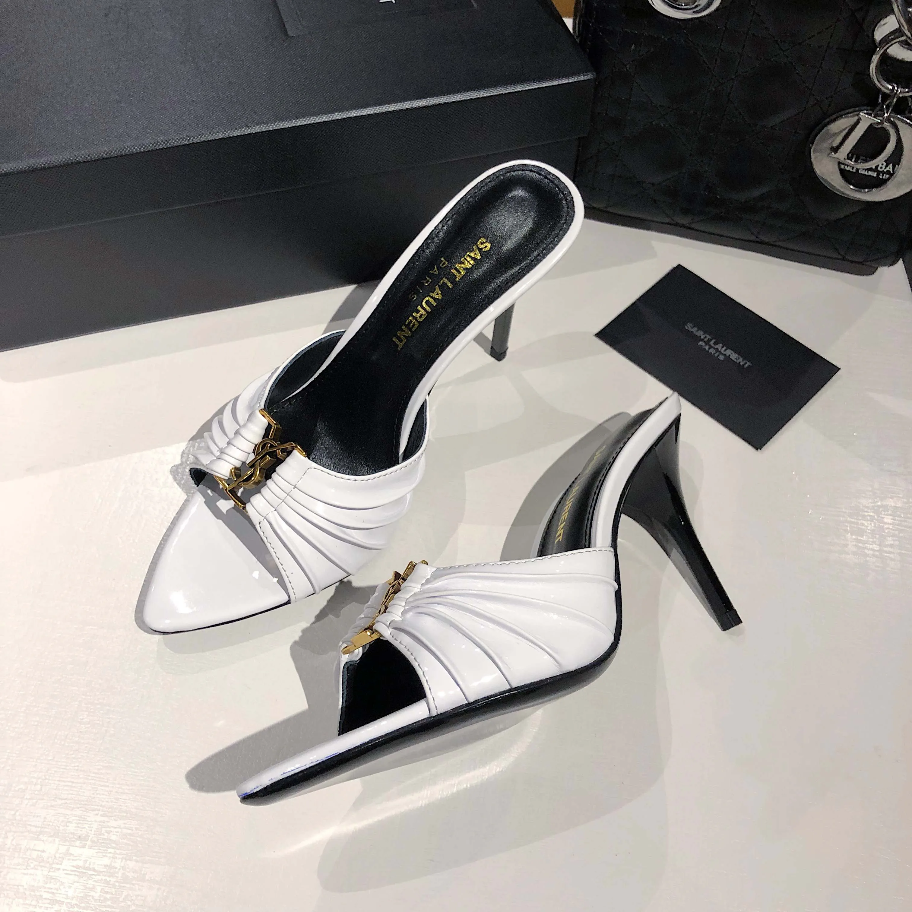 Босоножки Женские Saint Laurent 11220480
