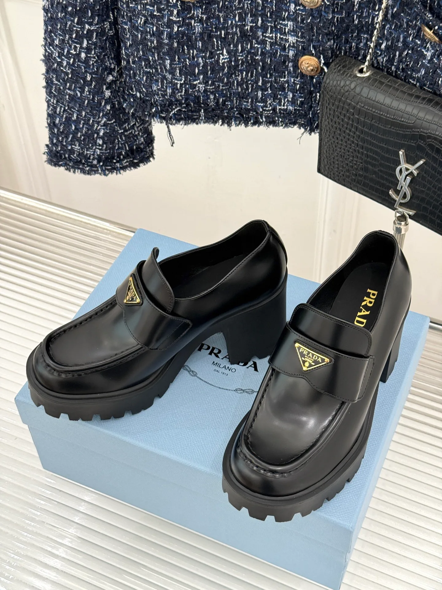Лоферы И Мокасины Женские Prada 18780368