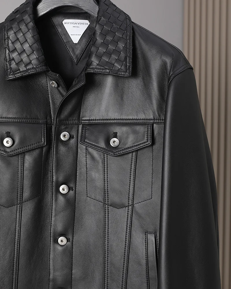 Кожаные Куртки И Дублёнки Мужские Bottega Veneta 18157016