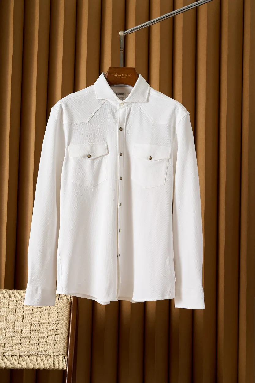 Рубашки Мужские Brunello Cucinelli 18509968