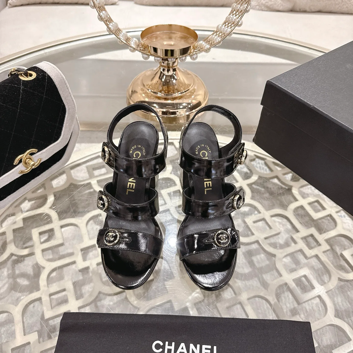 Босоножки Женские Chanel 384925