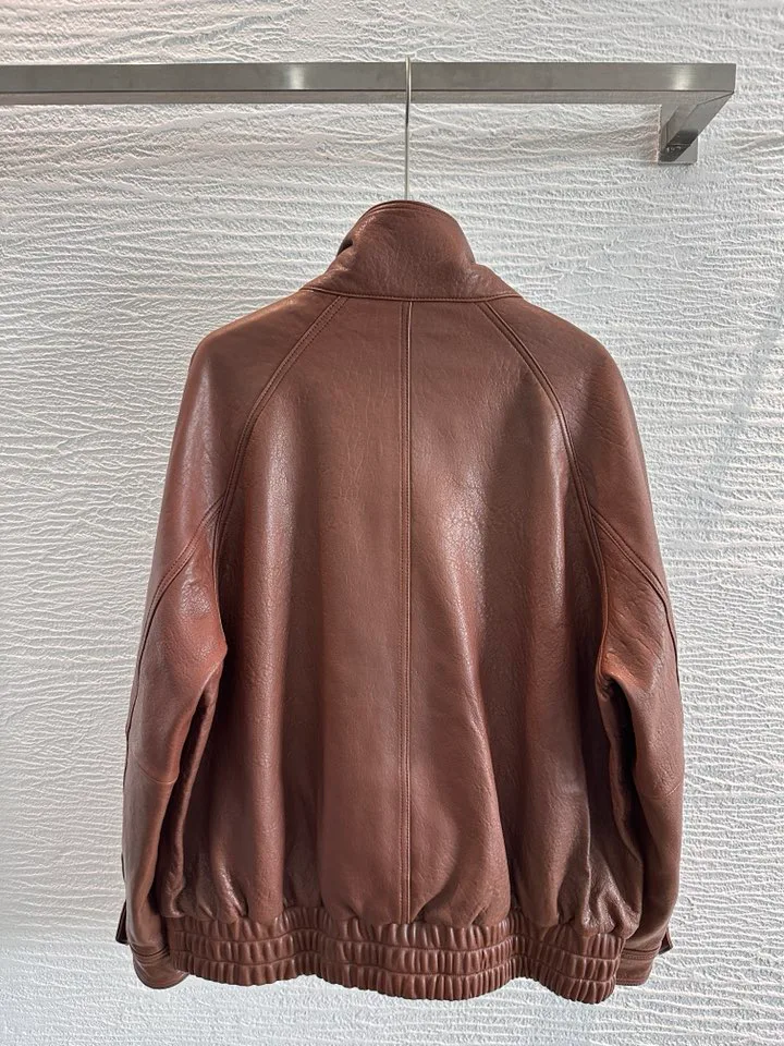 Кожаные Куртки И Дублёнки Женские Saint Laurent 18090118