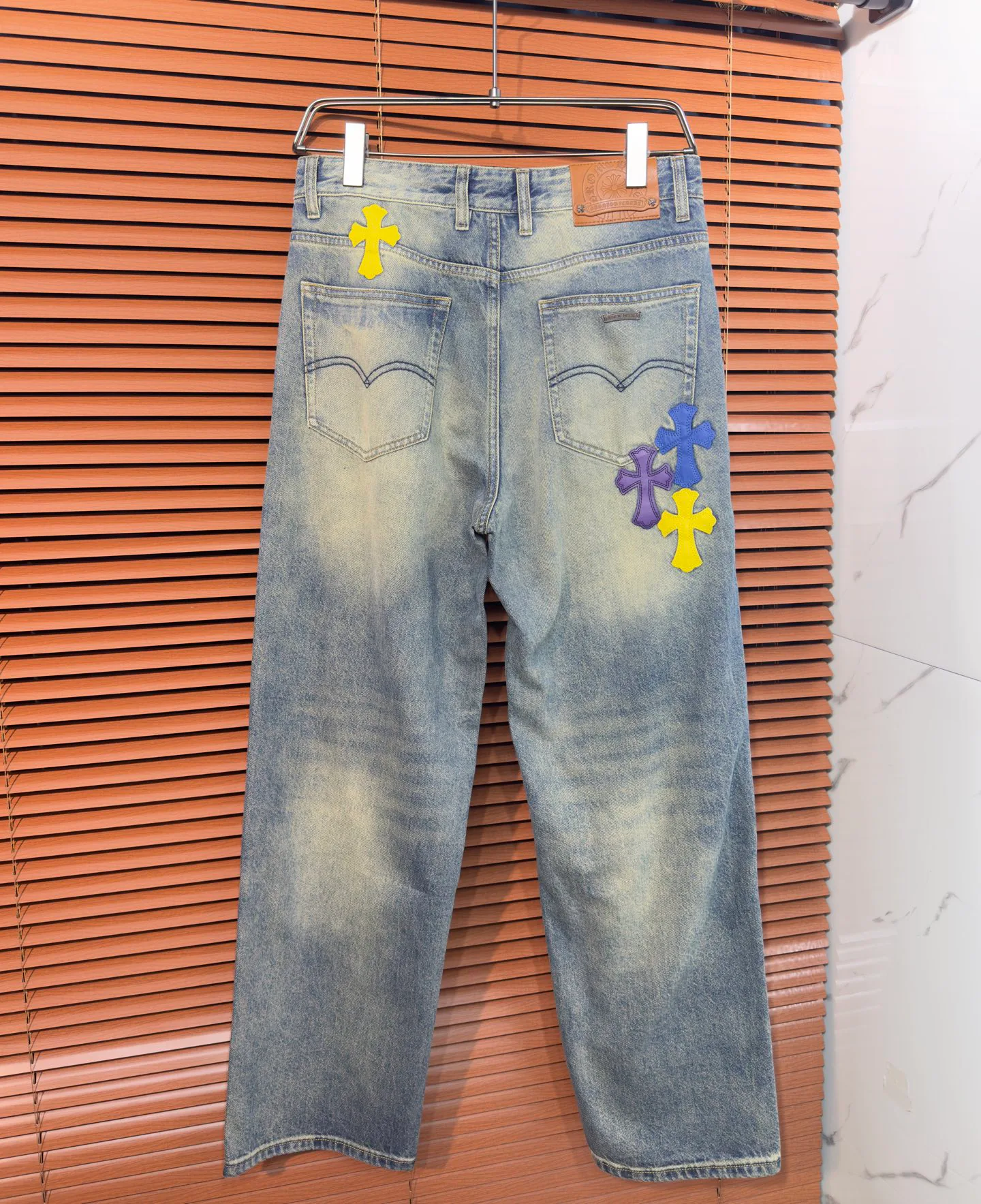 Джинсы Мужские Chrome Hearts 18098302