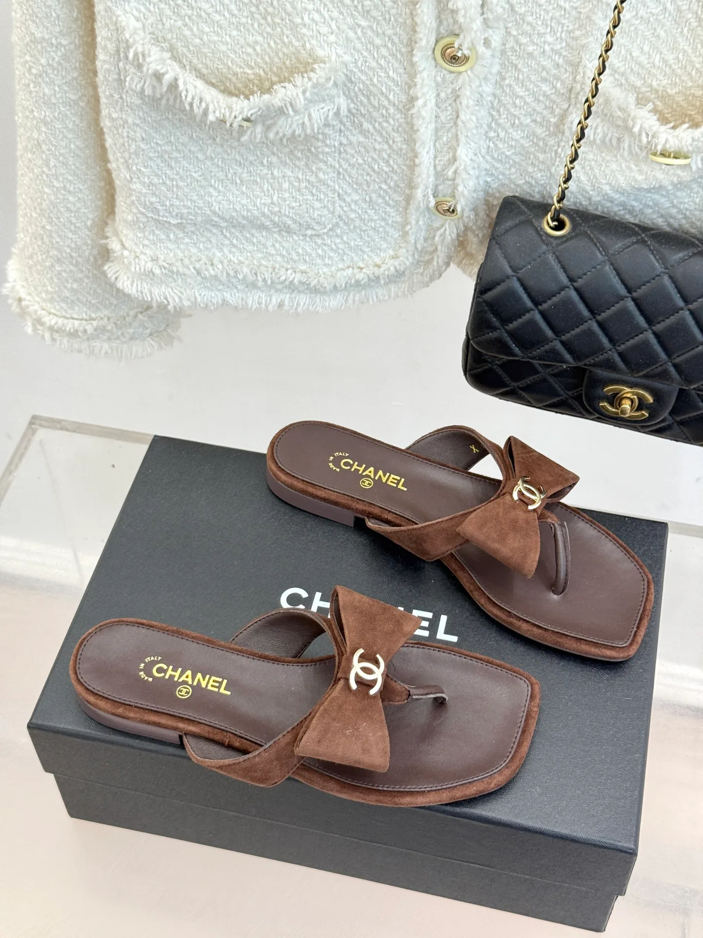Шлепанцы Женские Chanel 16965741