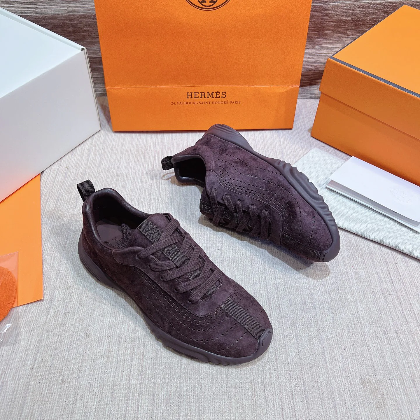 Кроссовки Мужские Hermes 17749562