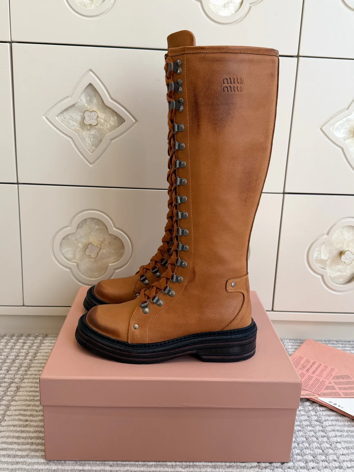 Ботинки Женские Miu Miu 17943214
