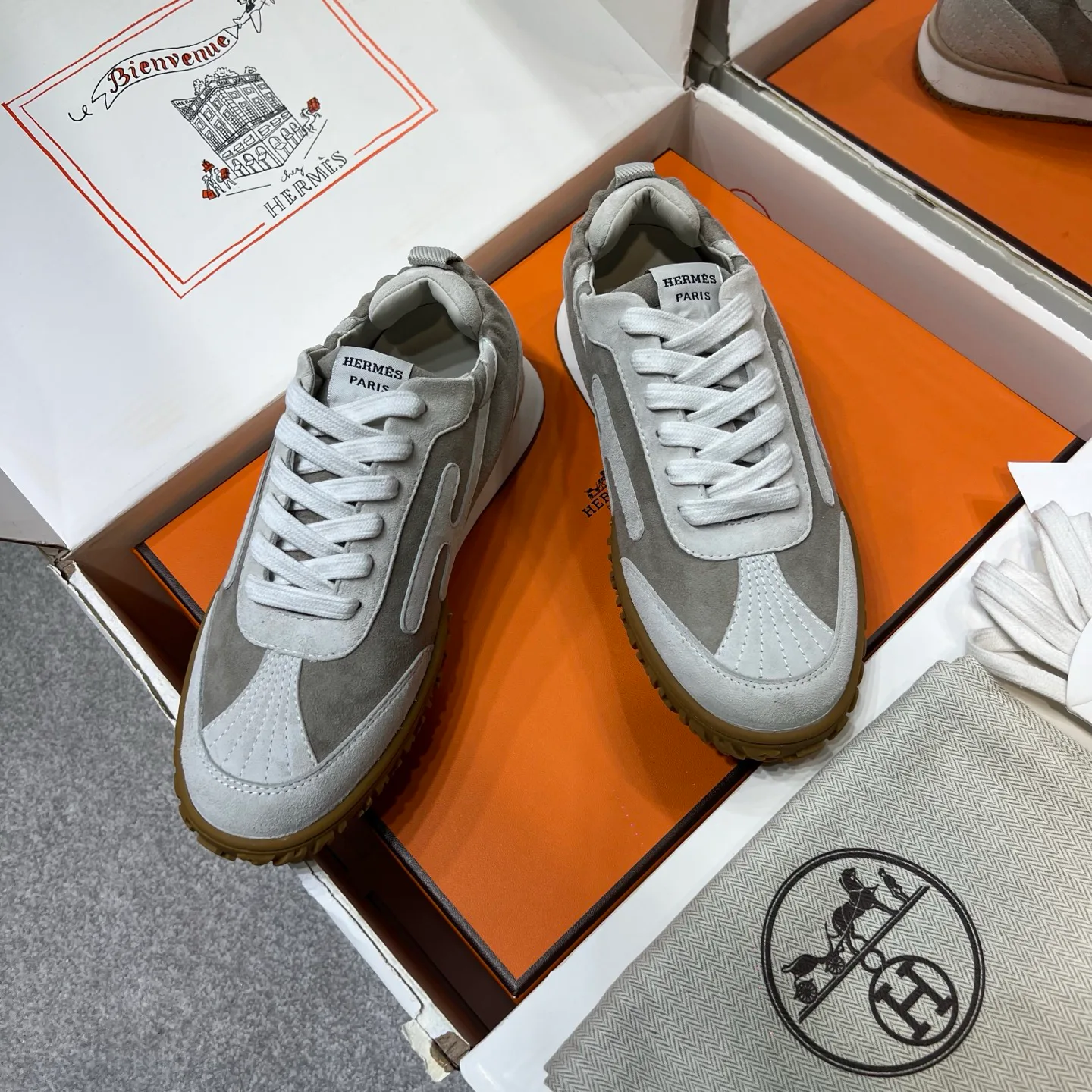 Кроссовки Мужские Hermes 148929