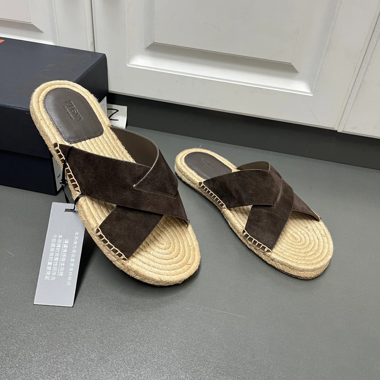 Тапочки Мужские Zegna 14693250