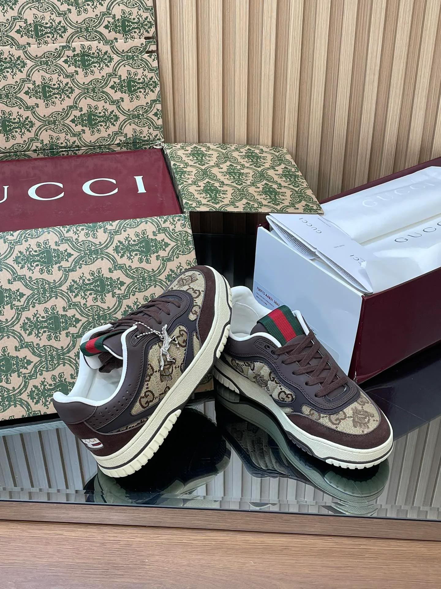 Кроссовки Женские Gucci 3443587