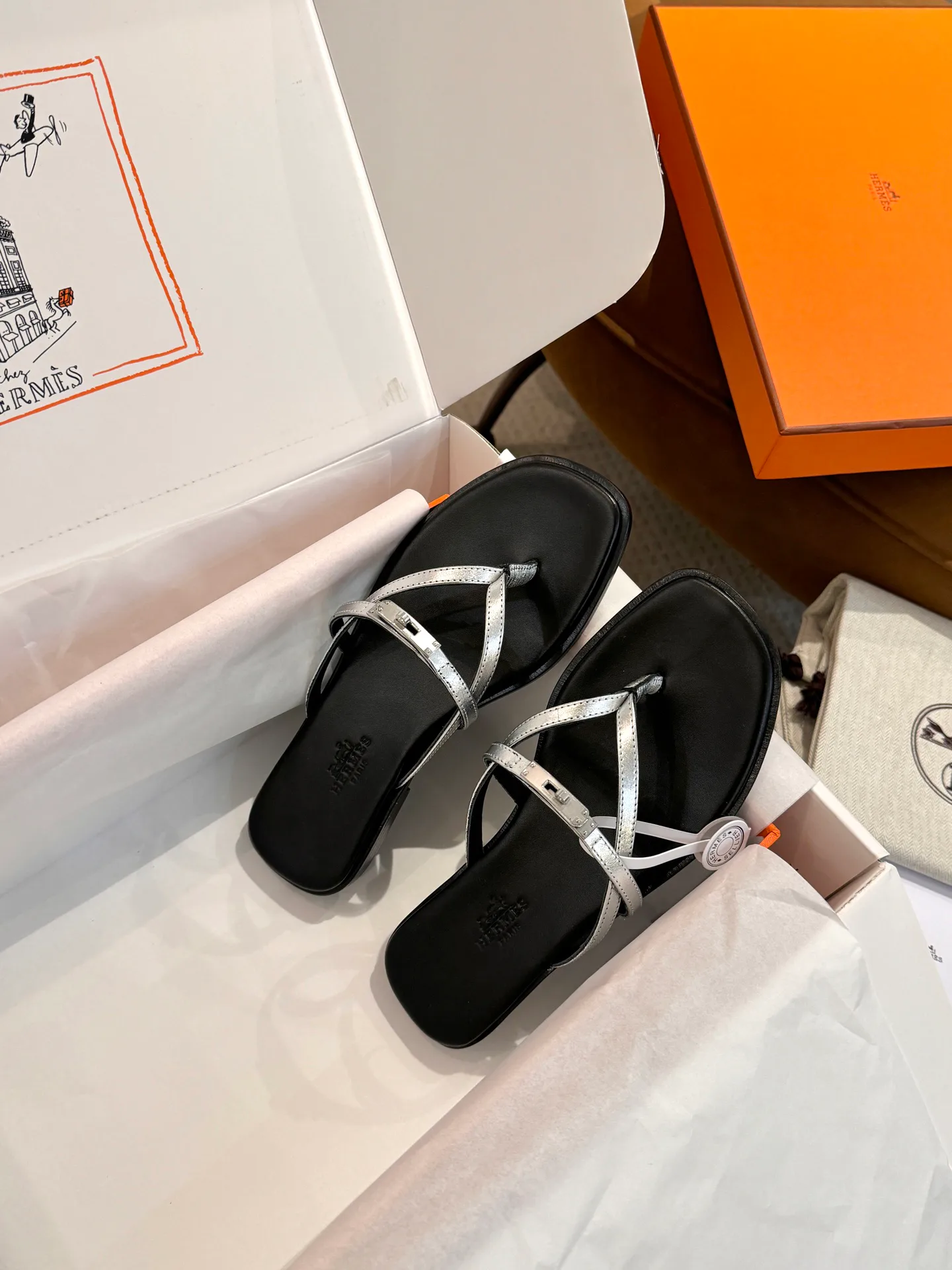 Шлепанцы Женские Hermes 11508156
