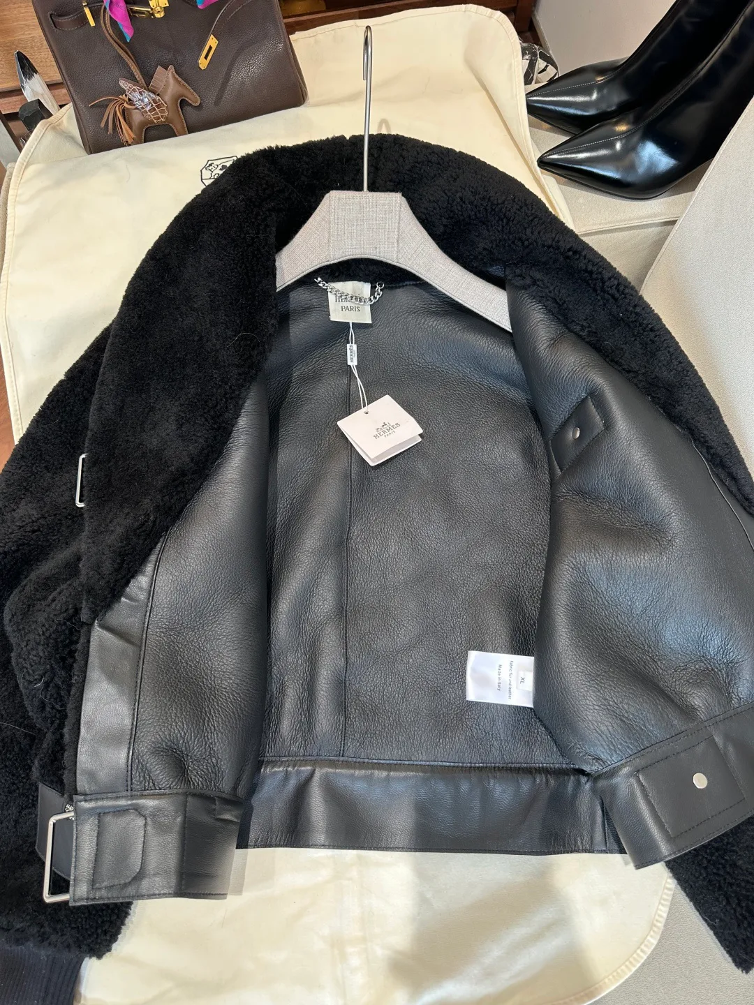 Кожаные Куртки И Дублёнки Женские Hermes 20098279