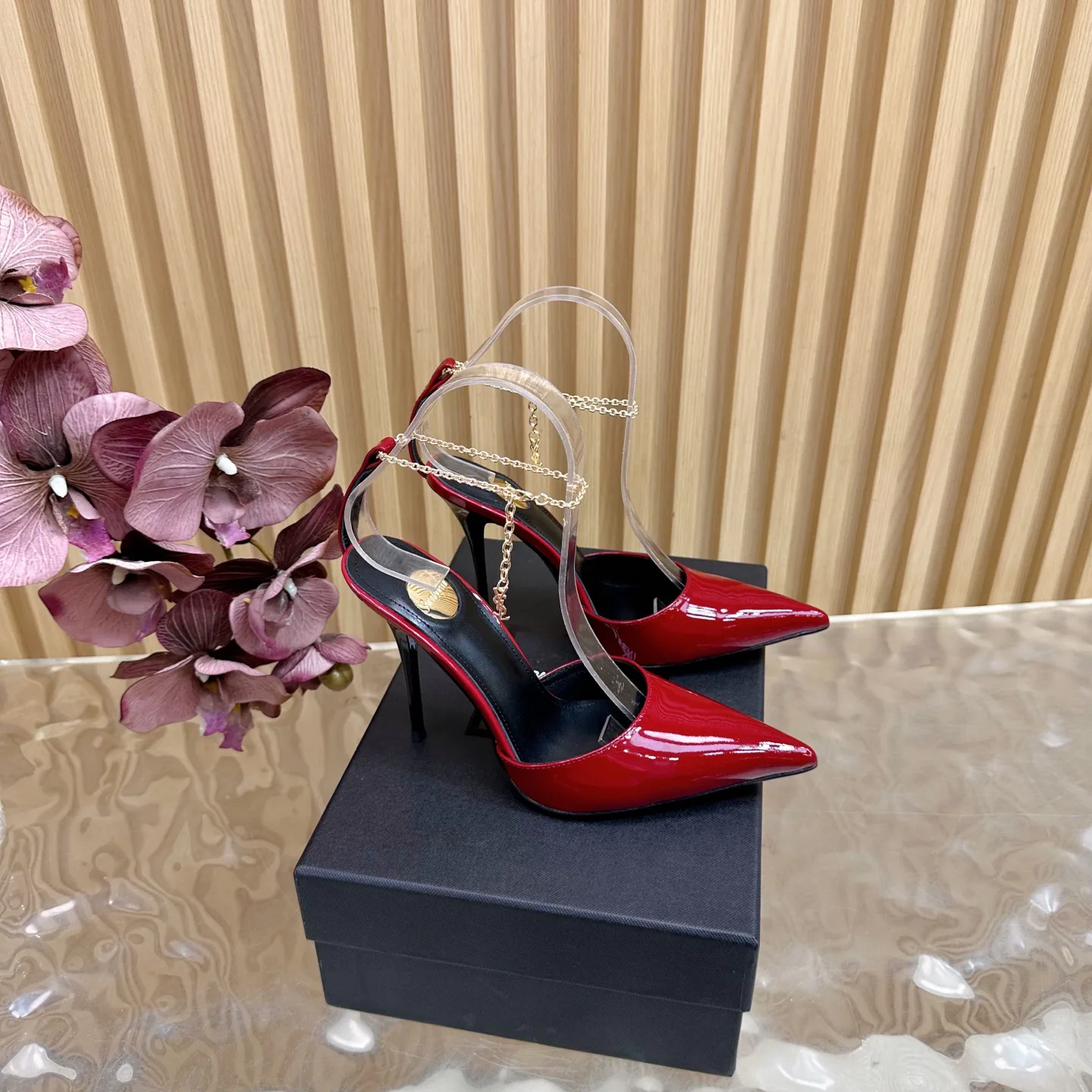 Босоножки Женские Saint Laurent 11490762