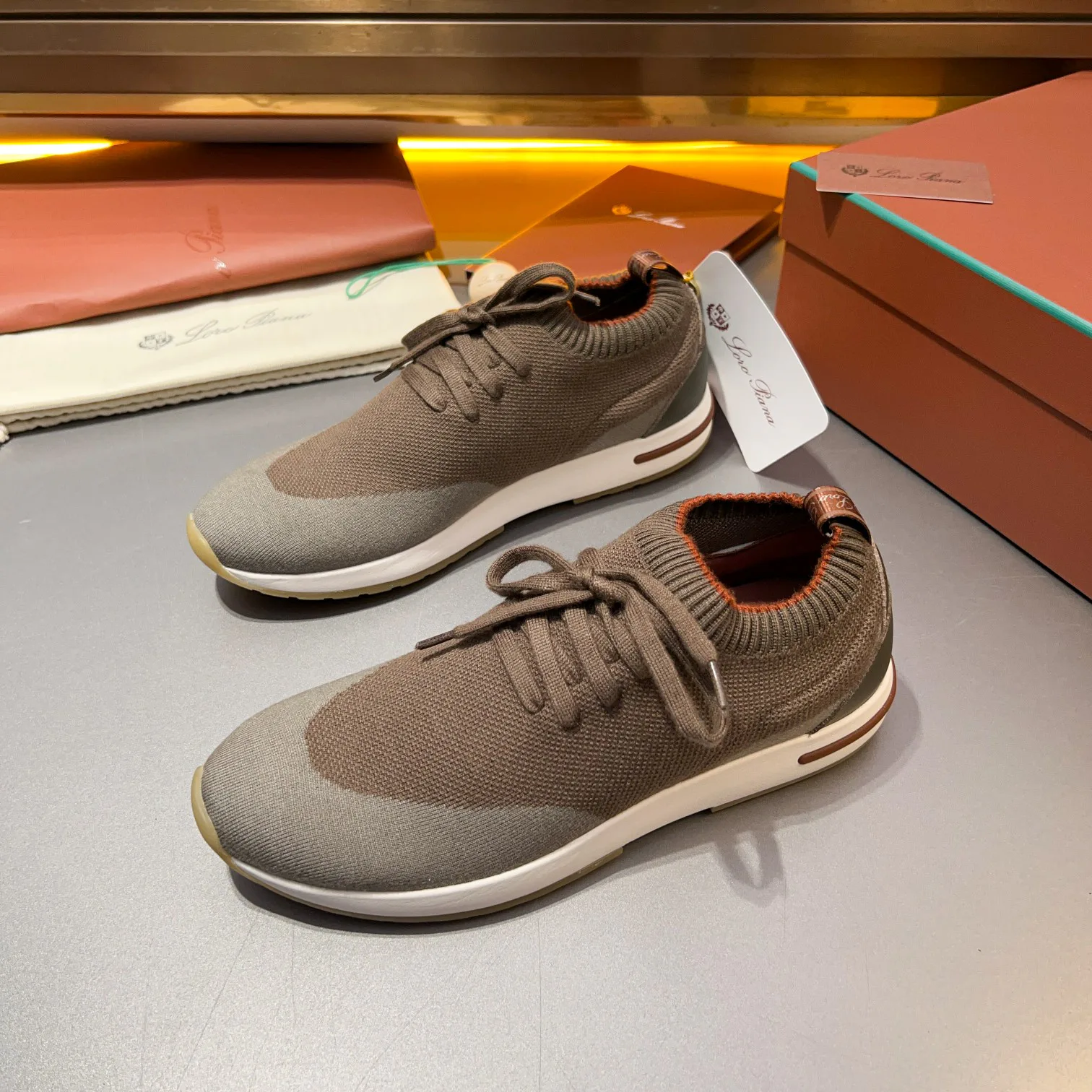 Кроссовки Мужские Loro Piana 18250763