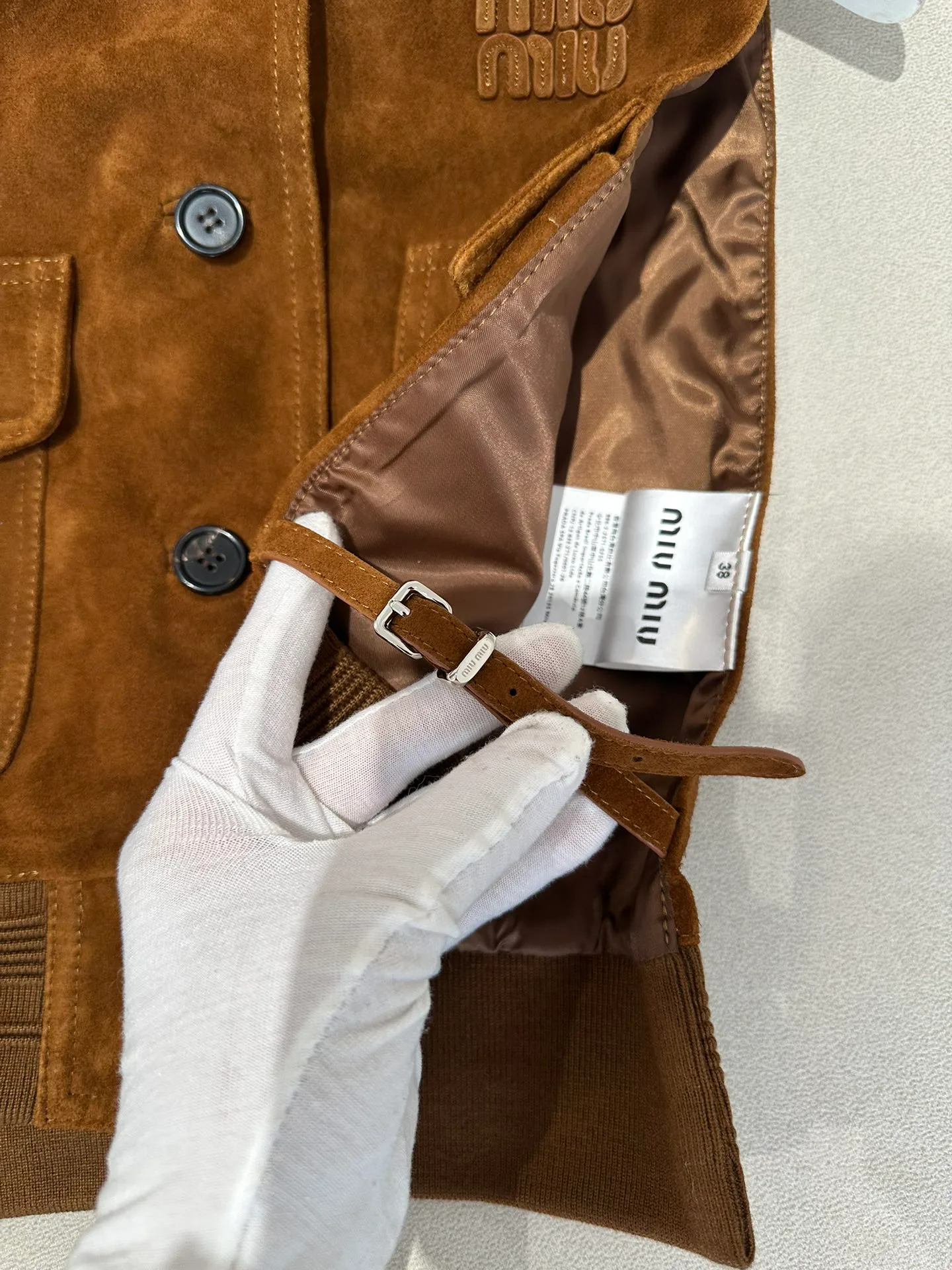 Кожаные Куртки И Дублёнки Женские Miu Miu 11625044