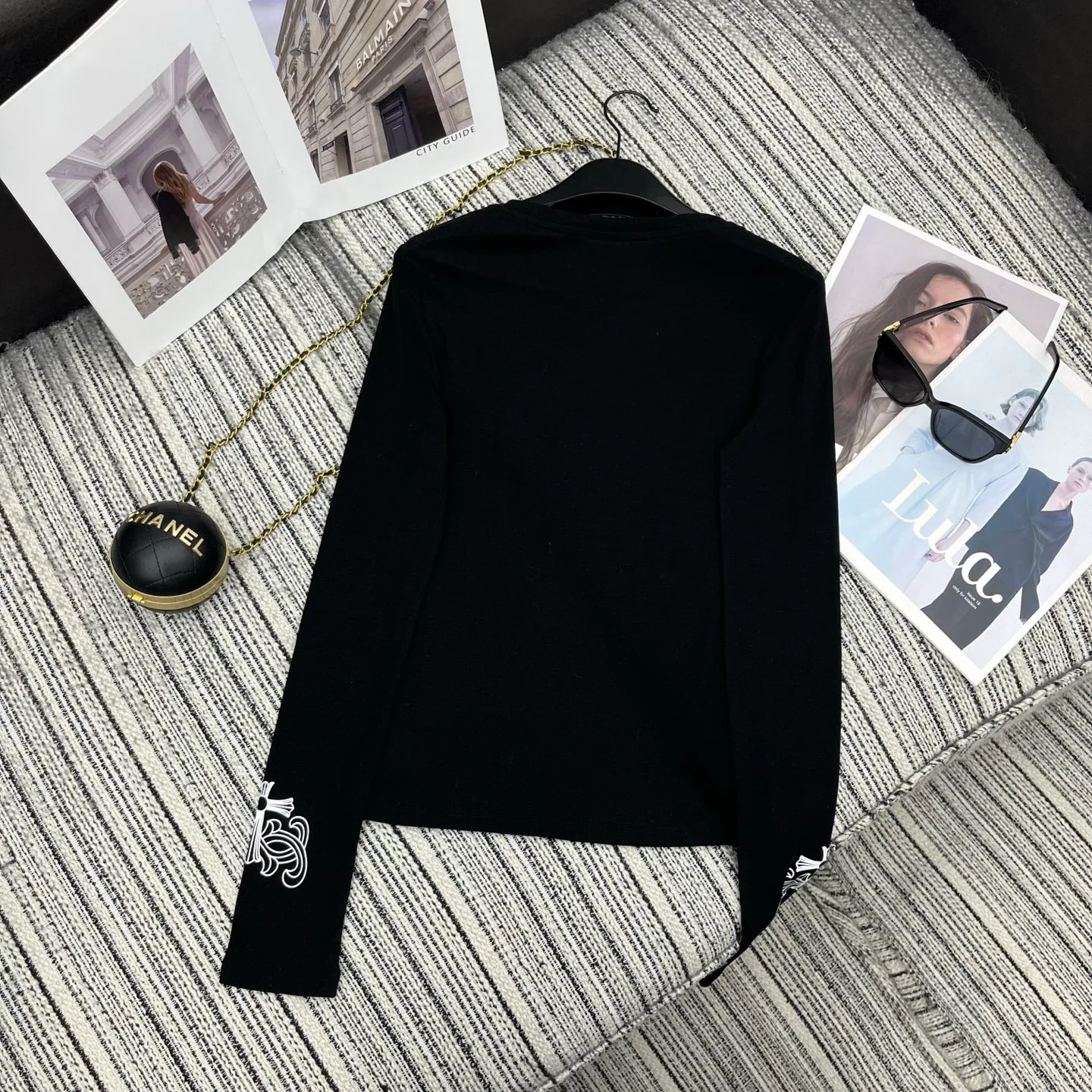 Лонгсливы Женские Chrome Hearts 1229372