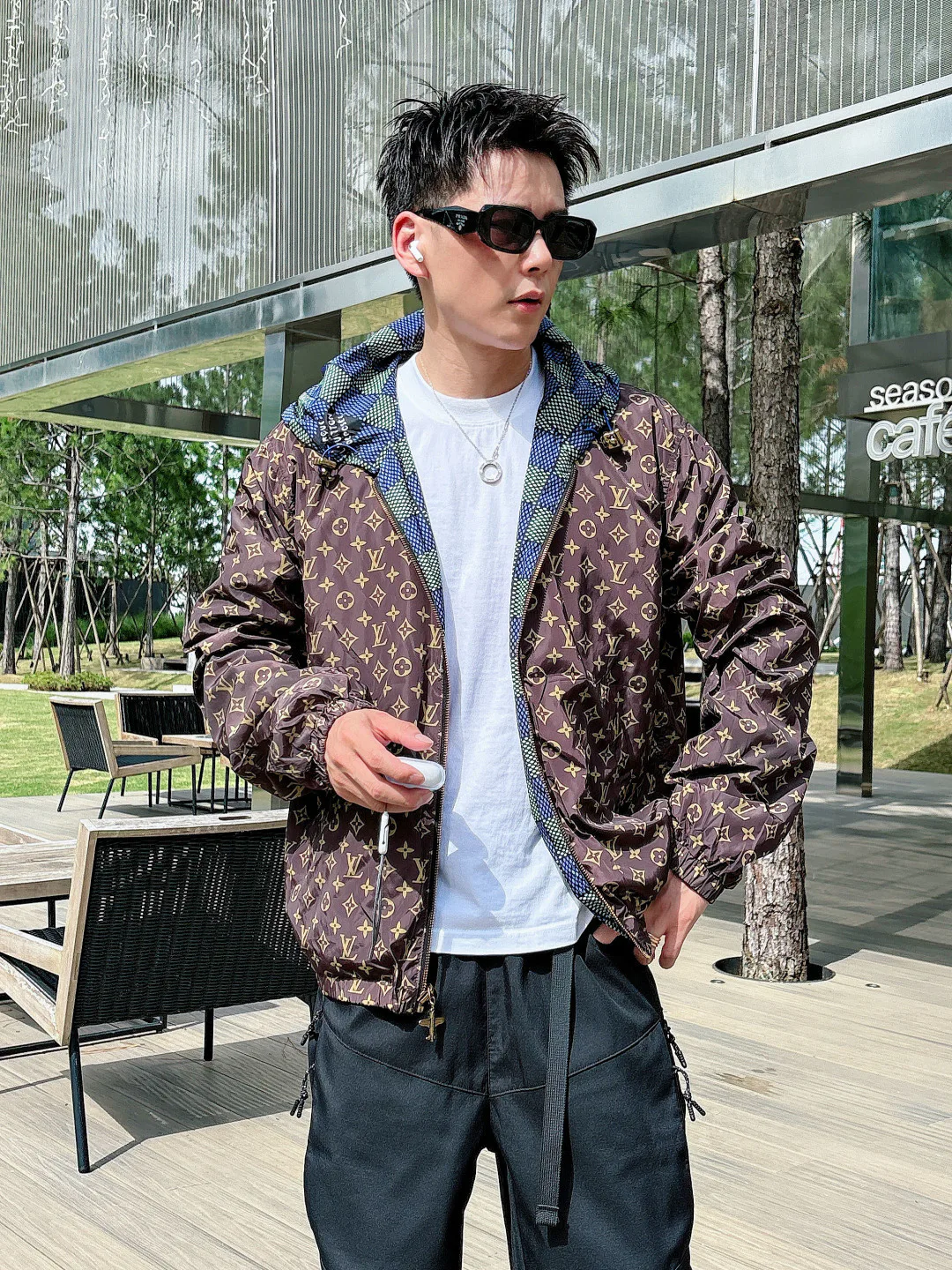 Куртки И Пуховики Мужские Louis Vuitton 17550785