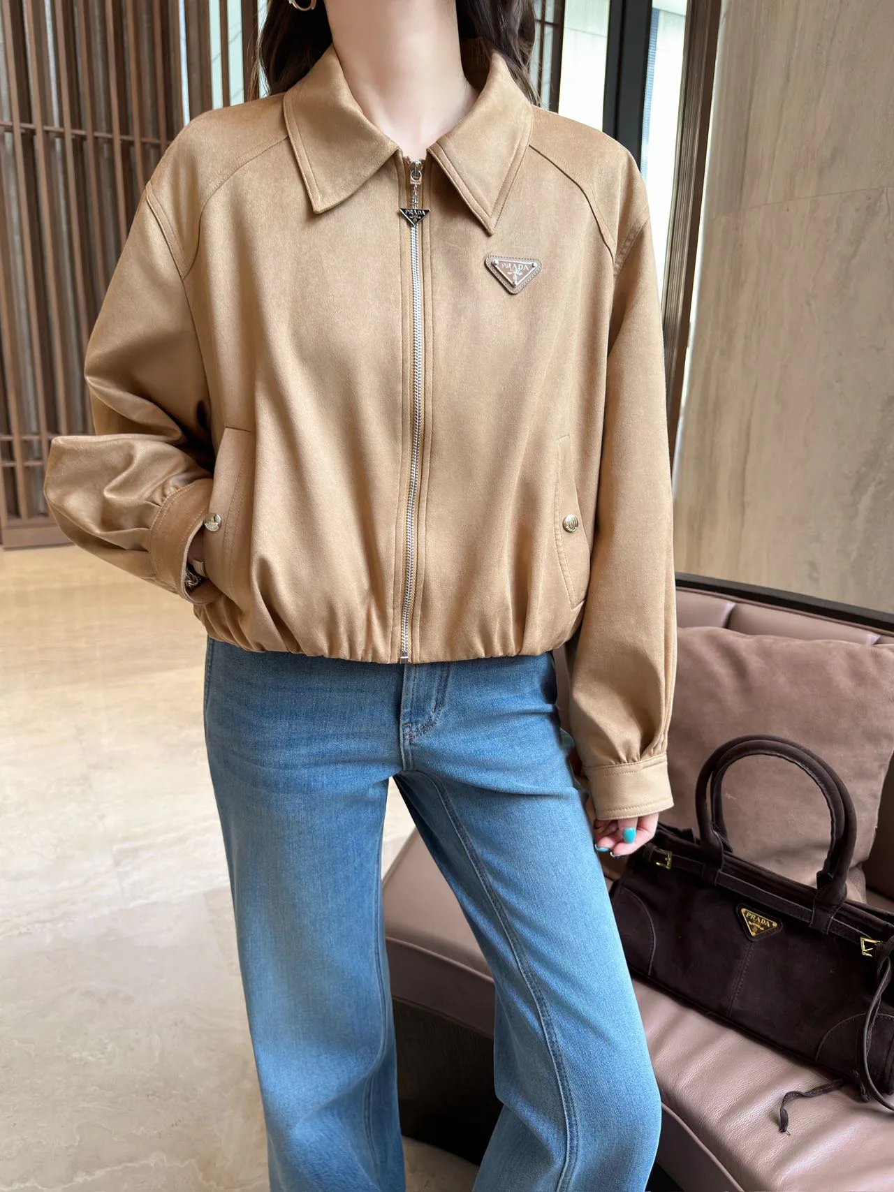Куртки И Пуховики Женские Prada 18249137