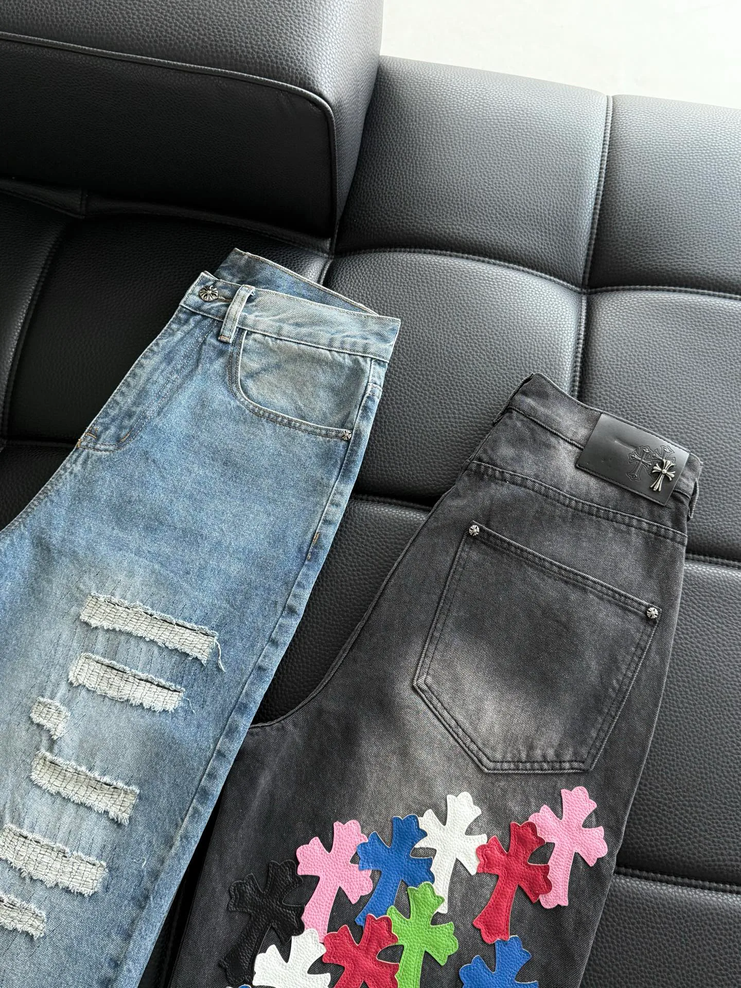 Джинсы Женские Chrome Hearts 2237978