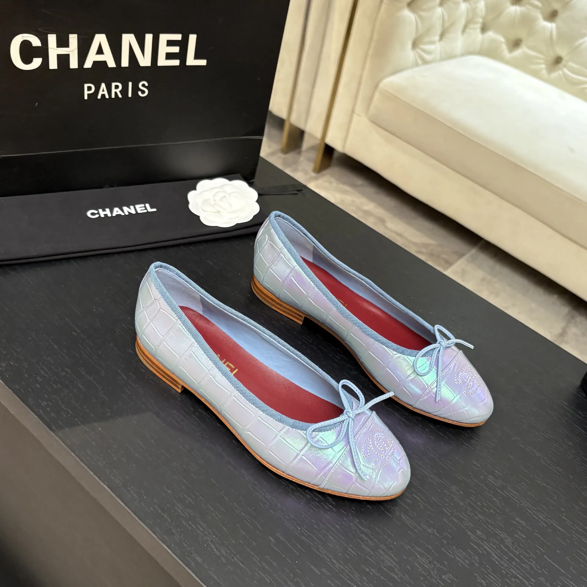 Балетки Женские Chanel 19339328